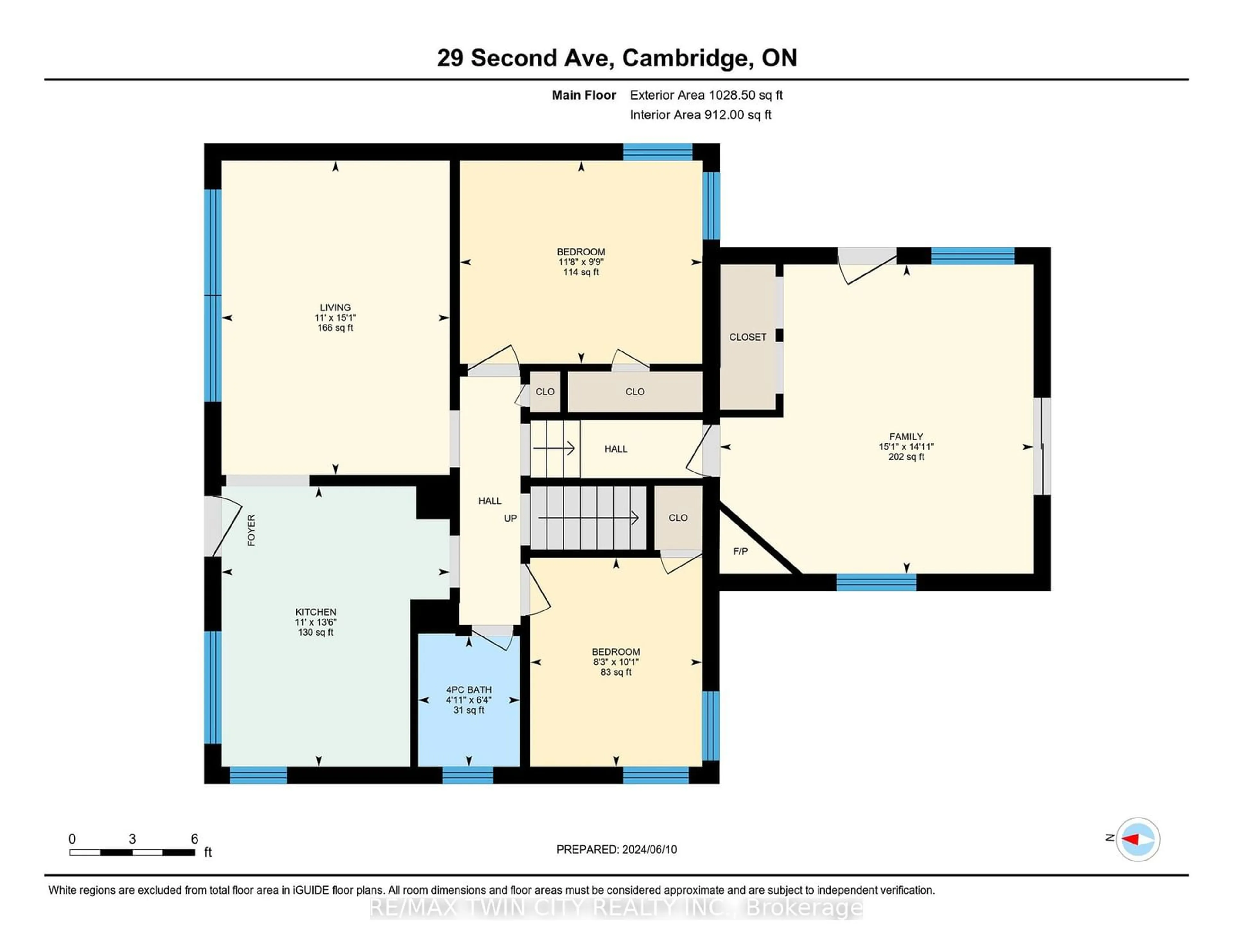 Floor plan for 29 2 Ave, Cambridge Ontario N1S 2B9