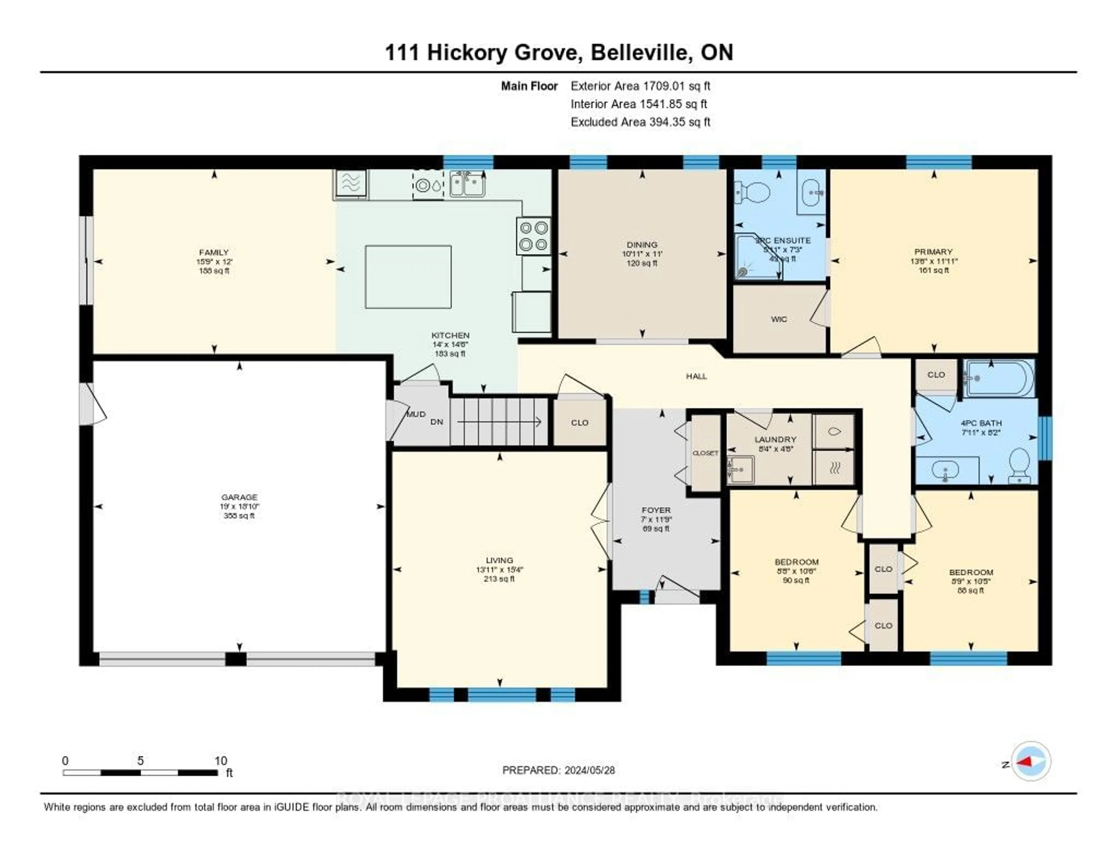 Floor plan for 111 Hickory Grve, Belleville Ontario K8N 5W9