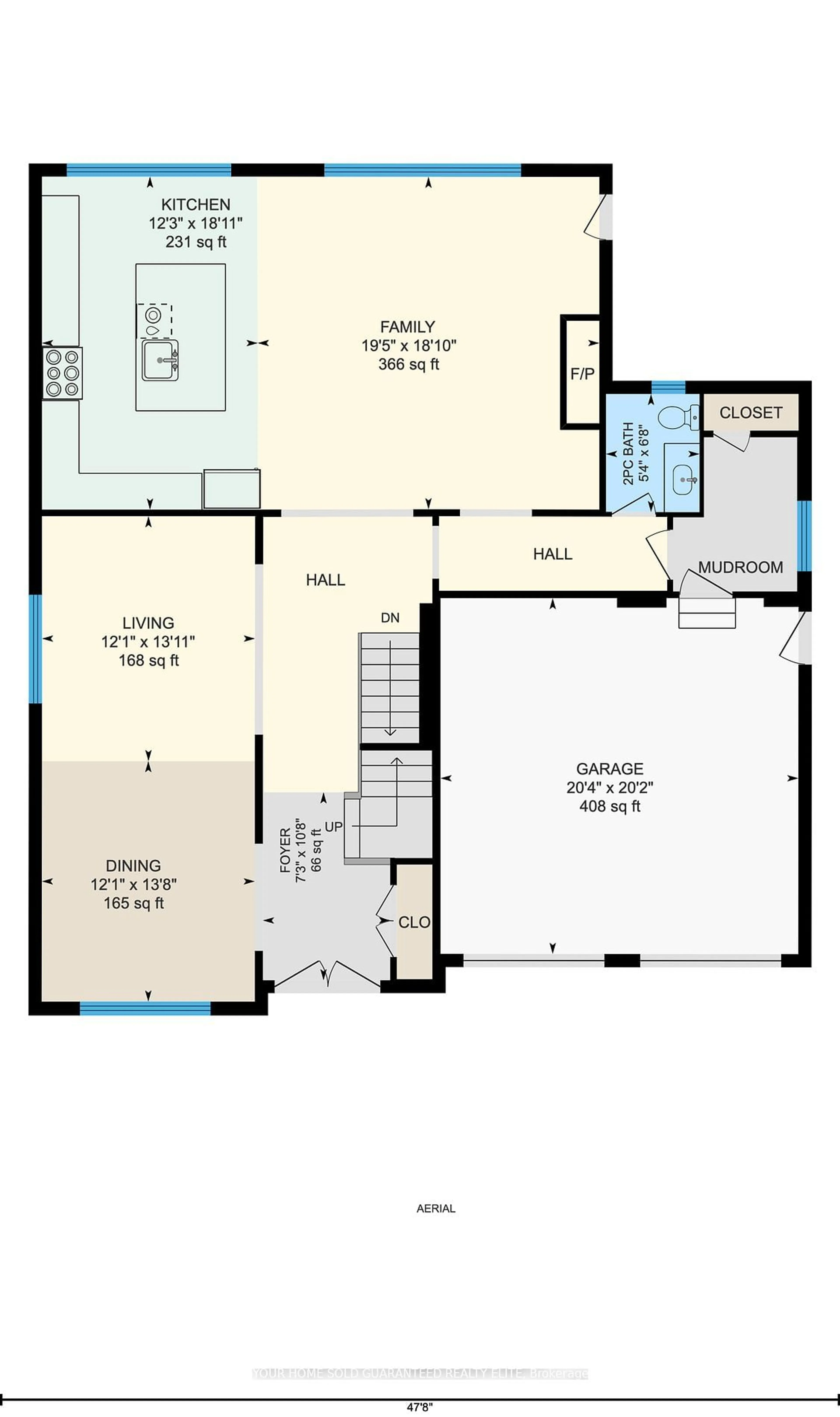 Floor plan for 77 Copes Lane, Hamilton Ontario L8E 0B5