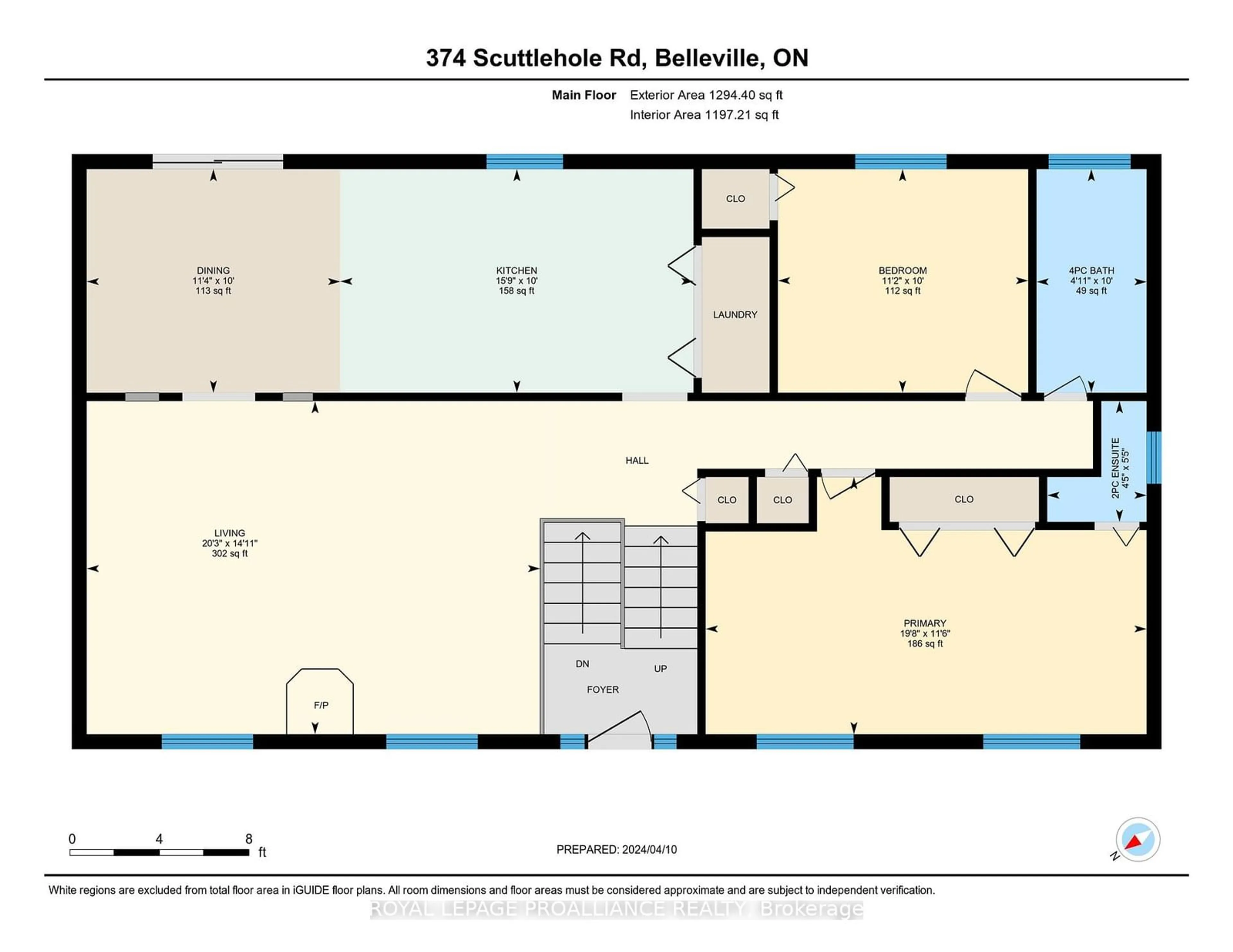 Floor plan for 374 Scuttlehole Rd, Belleville Ontario K0K 2V0