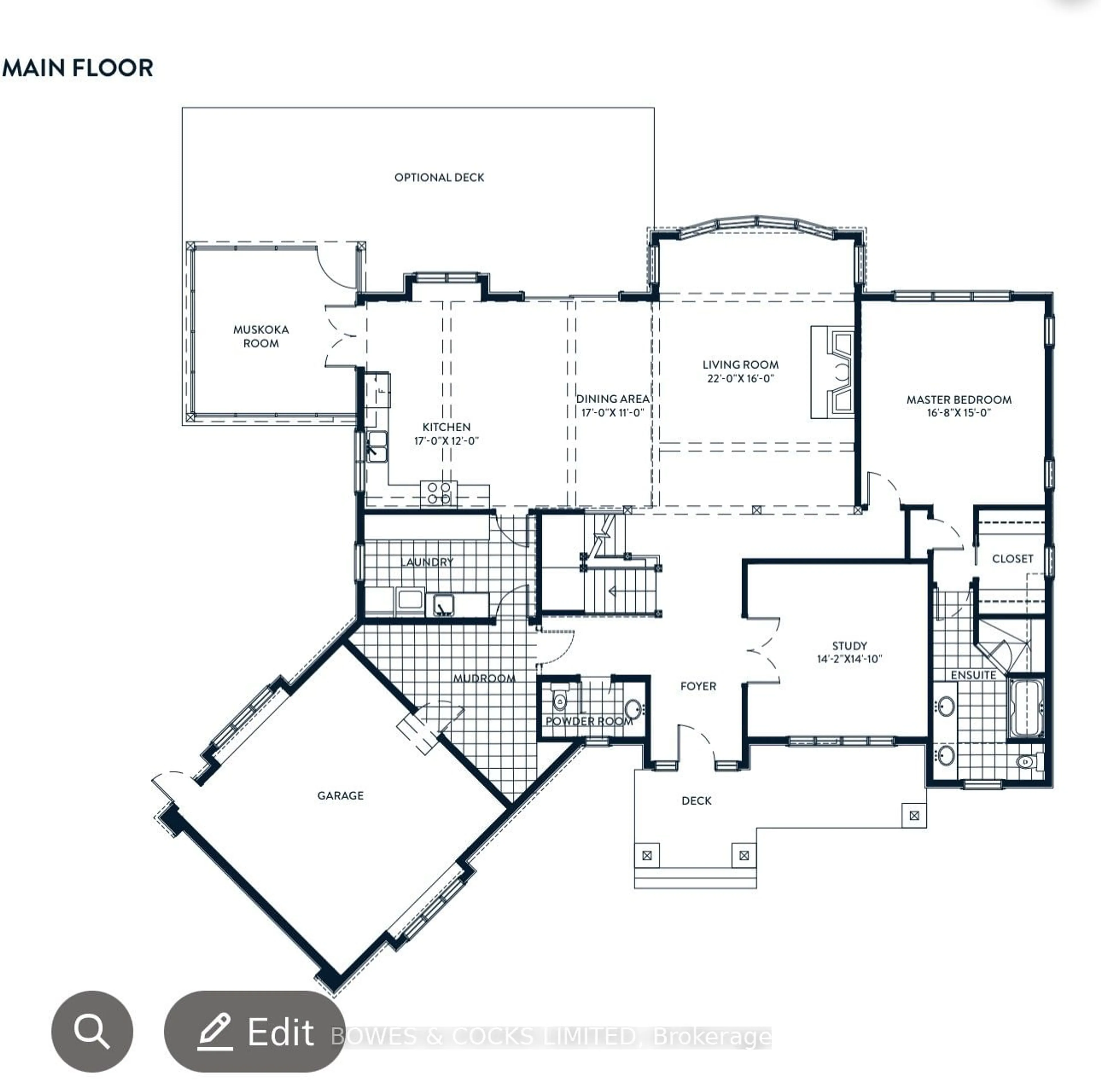 Floor plan for 1078 Echo Hills Rd, Lake of Bays Ontario P1H 0K1