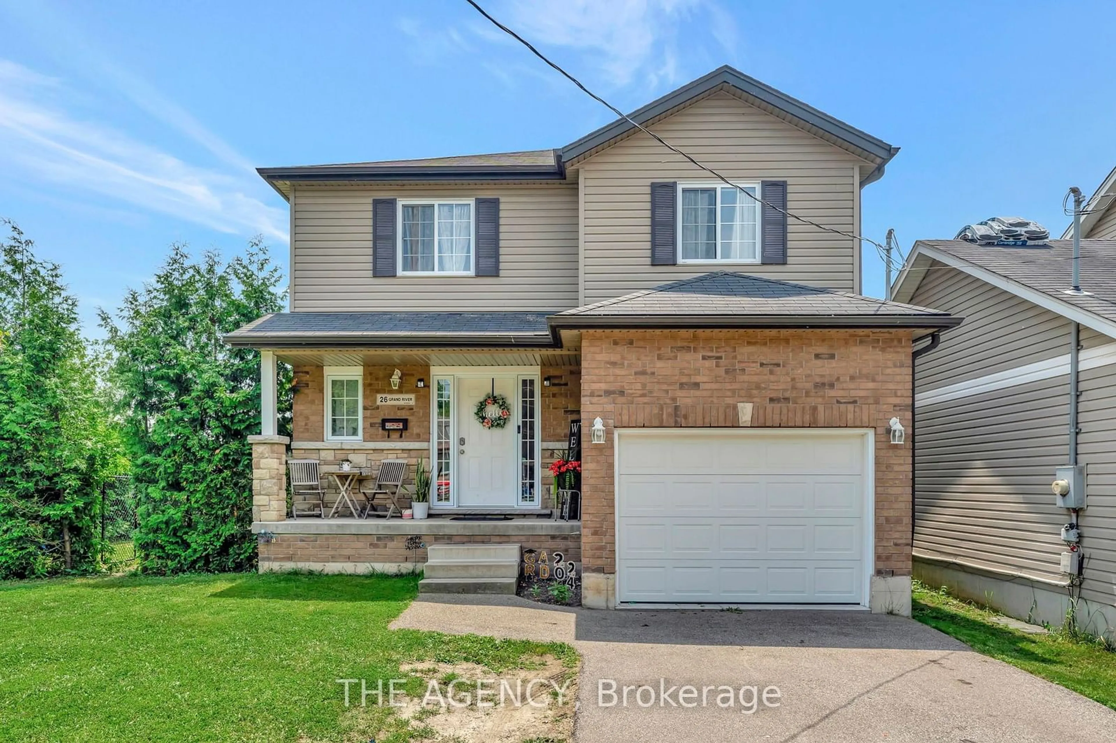 Frontside or backside of a home for 26 Grand River Ave, Brantford Ontario N3T 4W7