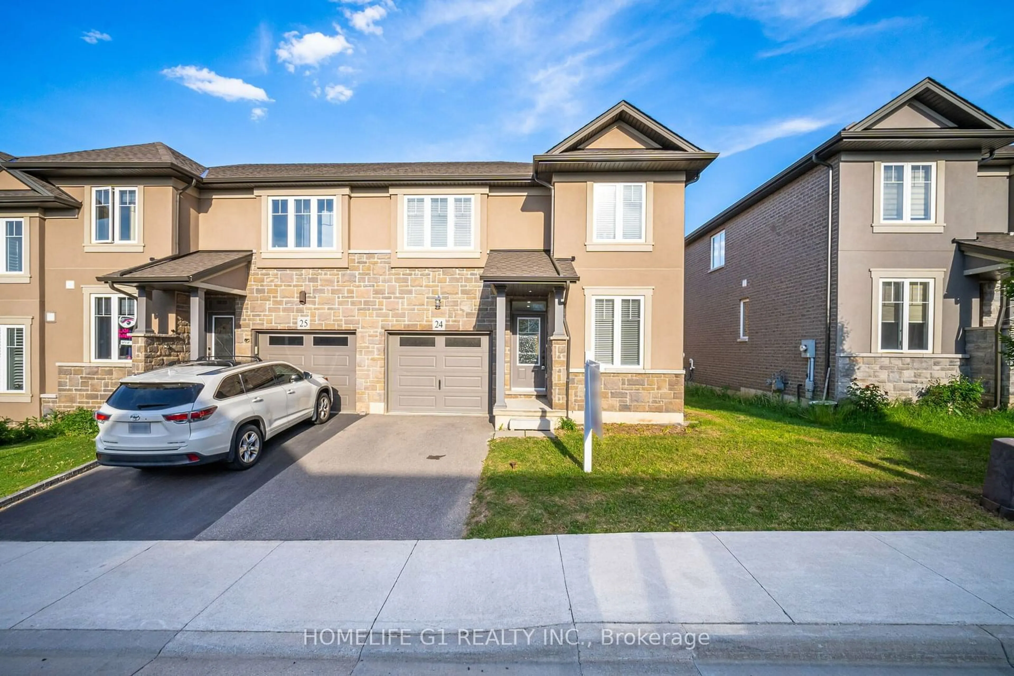 A pic from exterior of the house or condo for 120 Vineberg Dr #24, Hamilton Ontario L8W 0B5