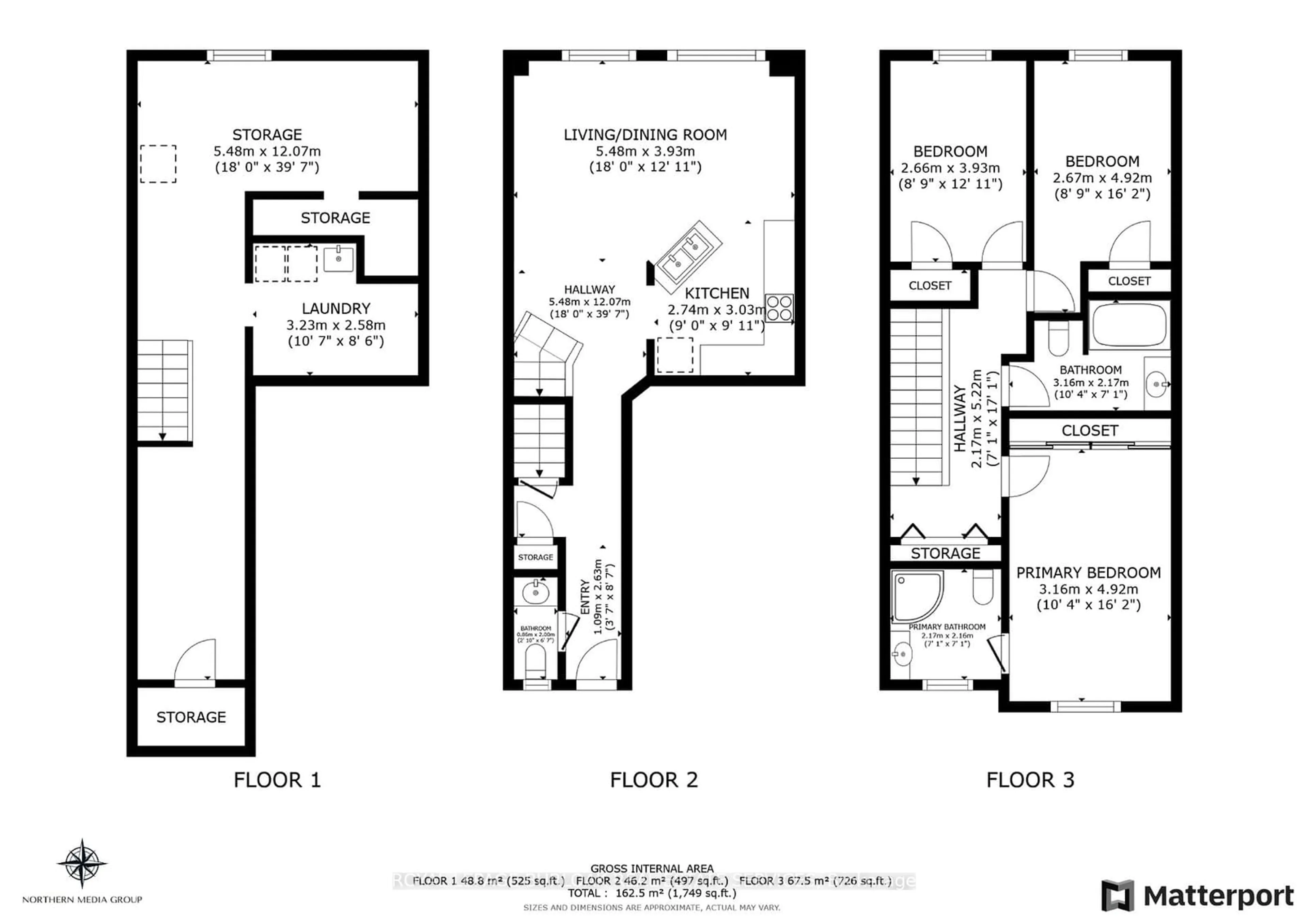 Floor plan for 1000 Upper Paradise Rd #19, Hamilton Ontario L9B 2S7