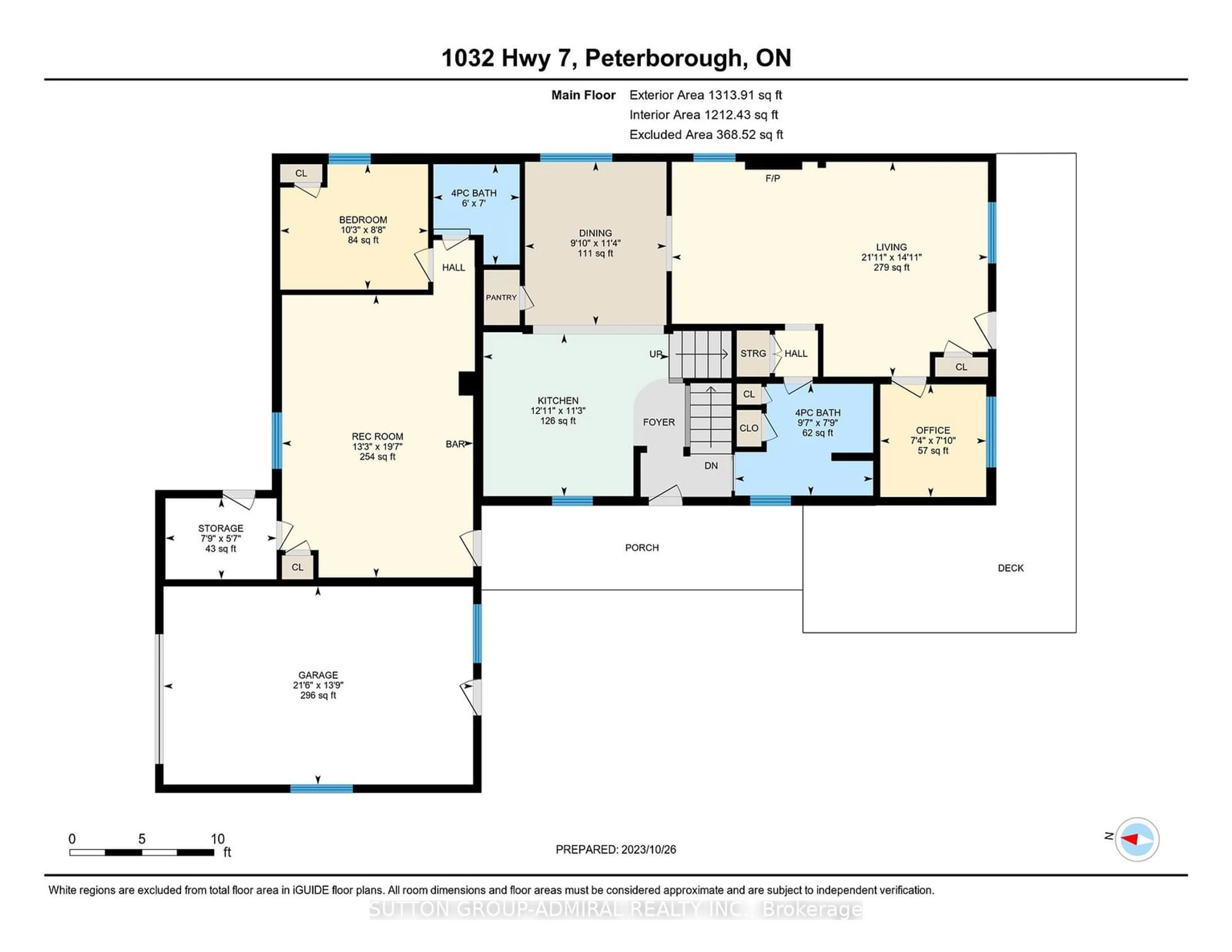 Floor plan for 1032 Hwy 7 Rd, Otonabee-South Monaghan Ontario K9J 6X8