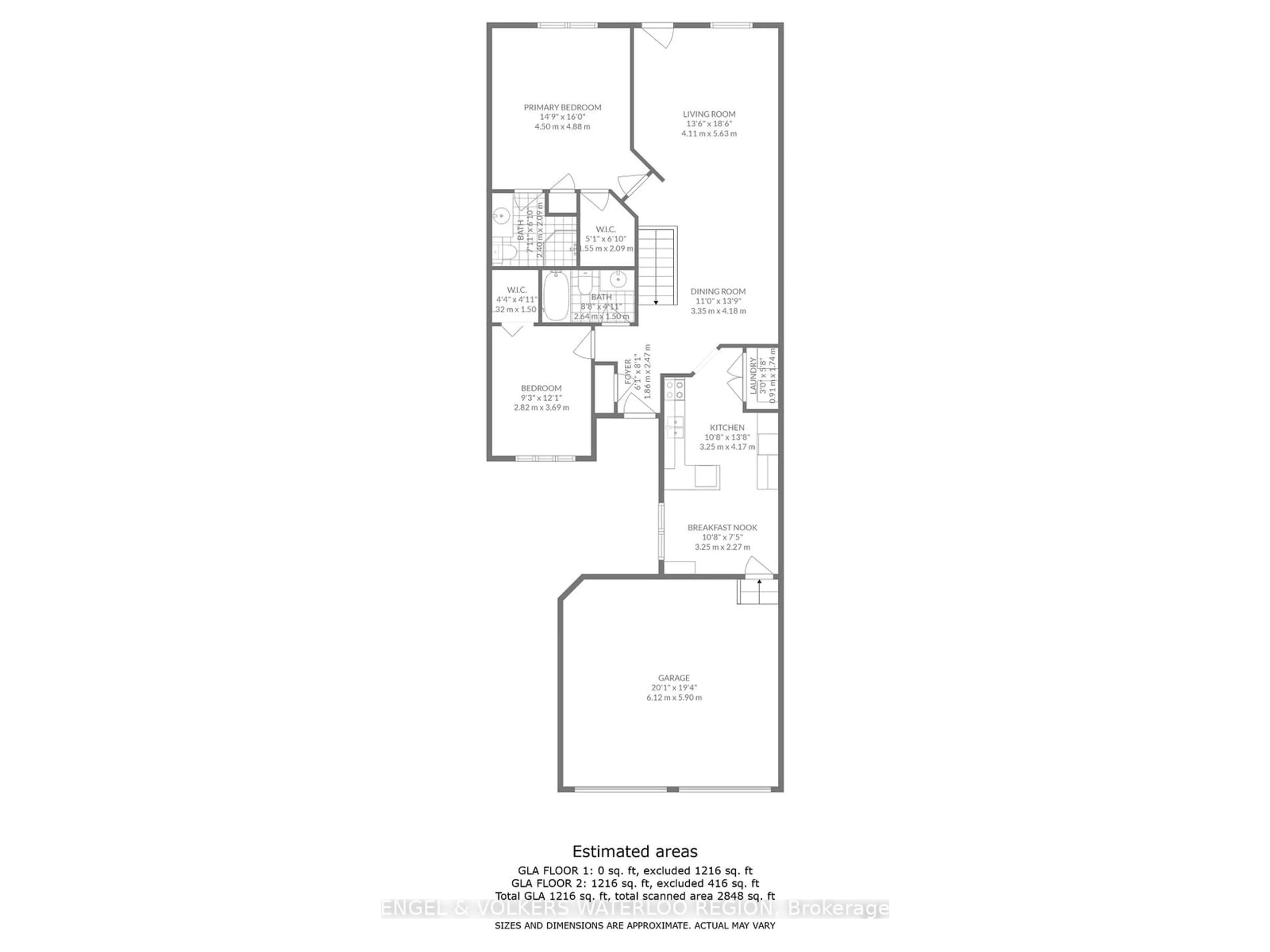 Floor plan for 10 Isherwood Ave #19, Cambridge Ontario N1R 8L5