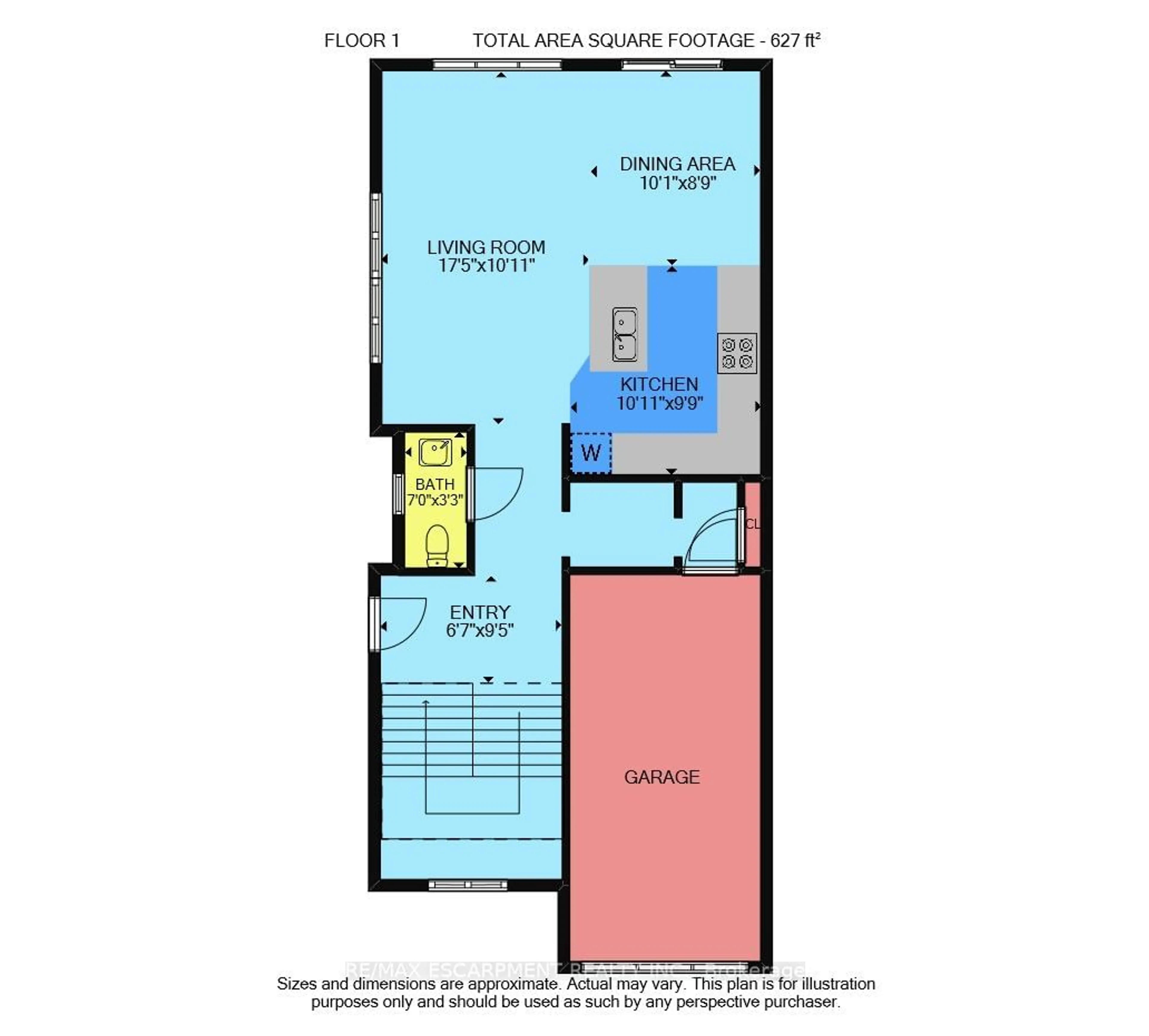 Floor plan for 191 Aviron Cres, Welland Ontario L3B 5K2