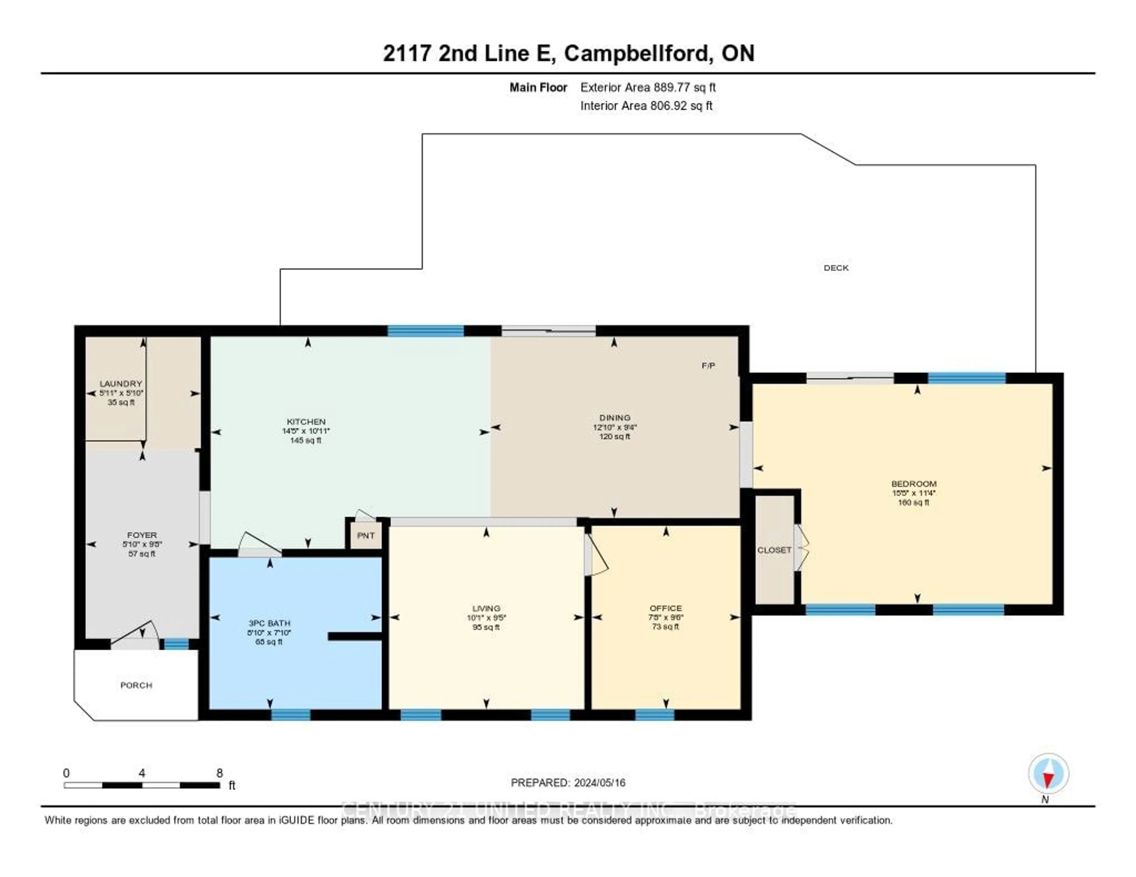 Floor plan for 2117 2nd Line, Trent Hills Ontario K0L 1L0
