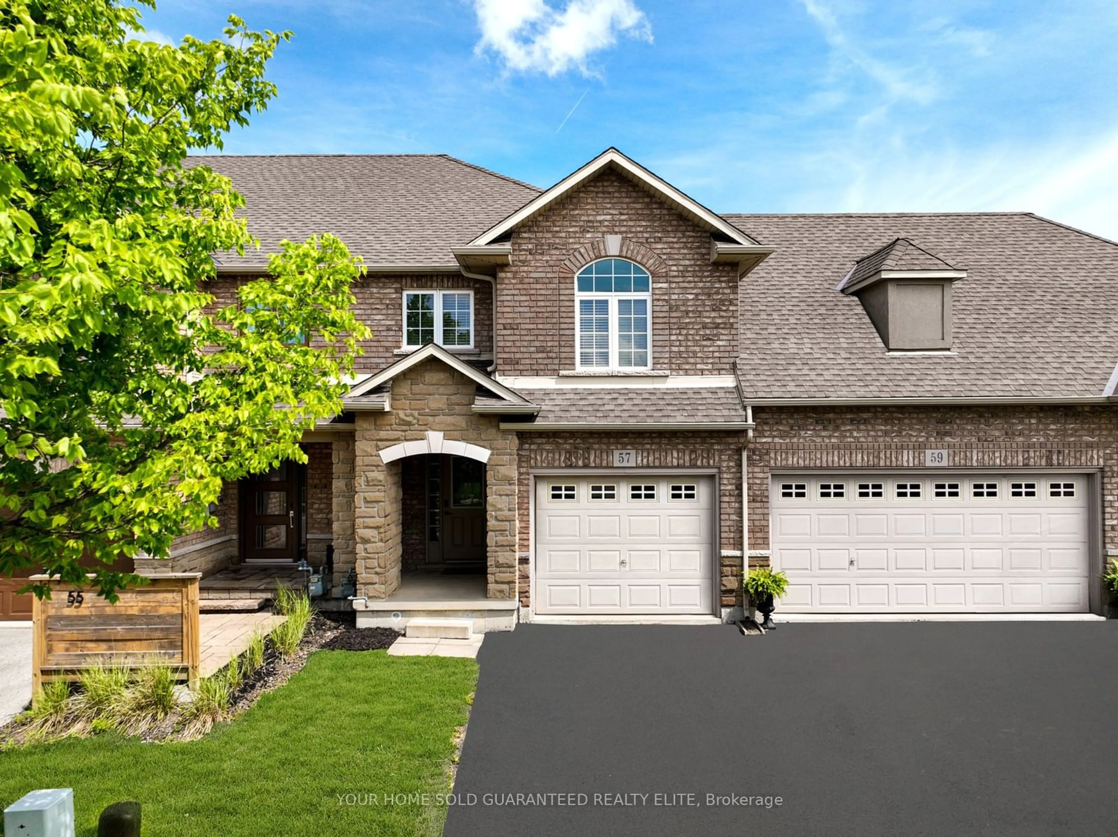 Home with brick exterior material for 57 Blue Mountain Dr, Hamilton Ontario L0R 1P0