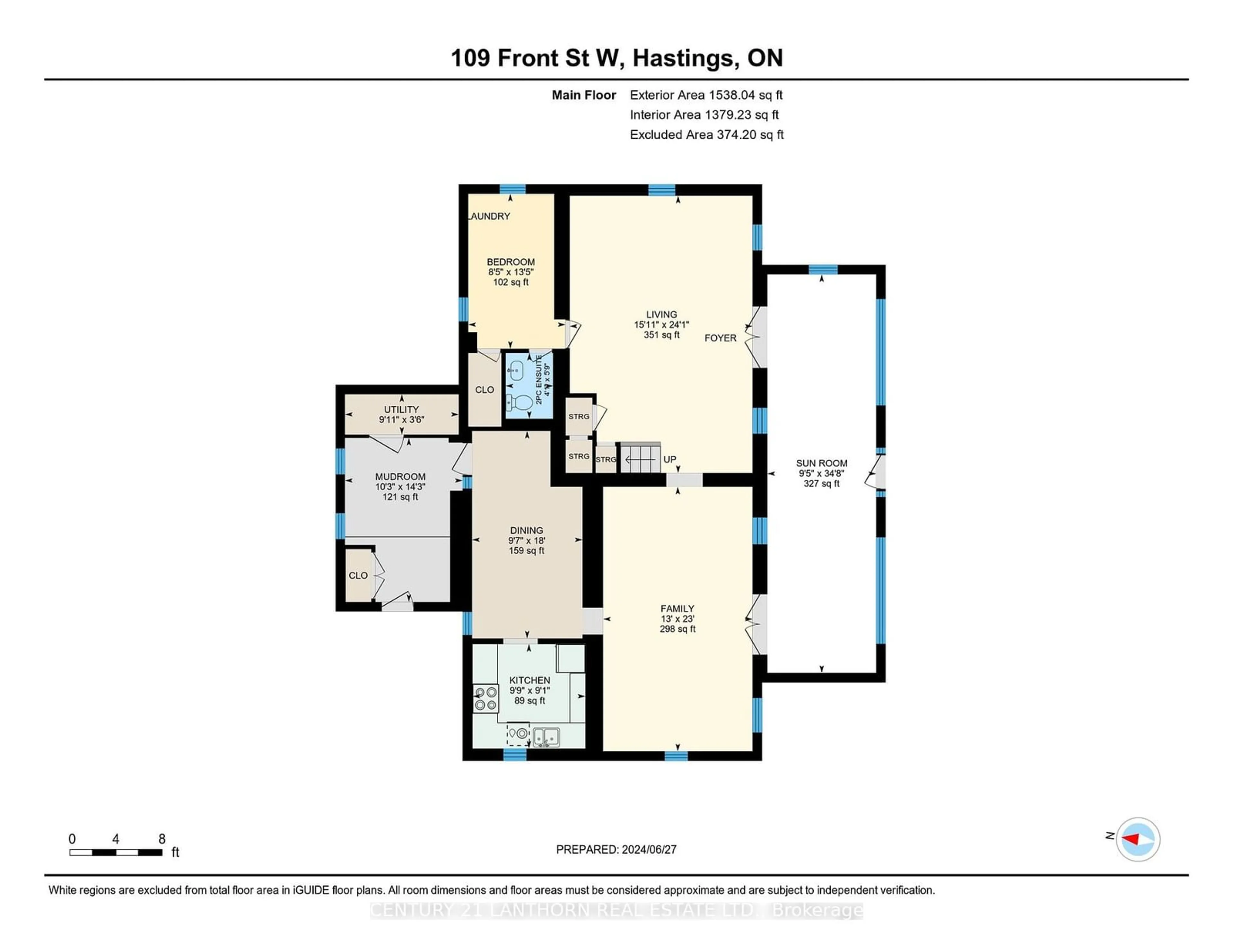 Floor plan for 109 Front St, Trent Hills Ontario K0L 1Y0