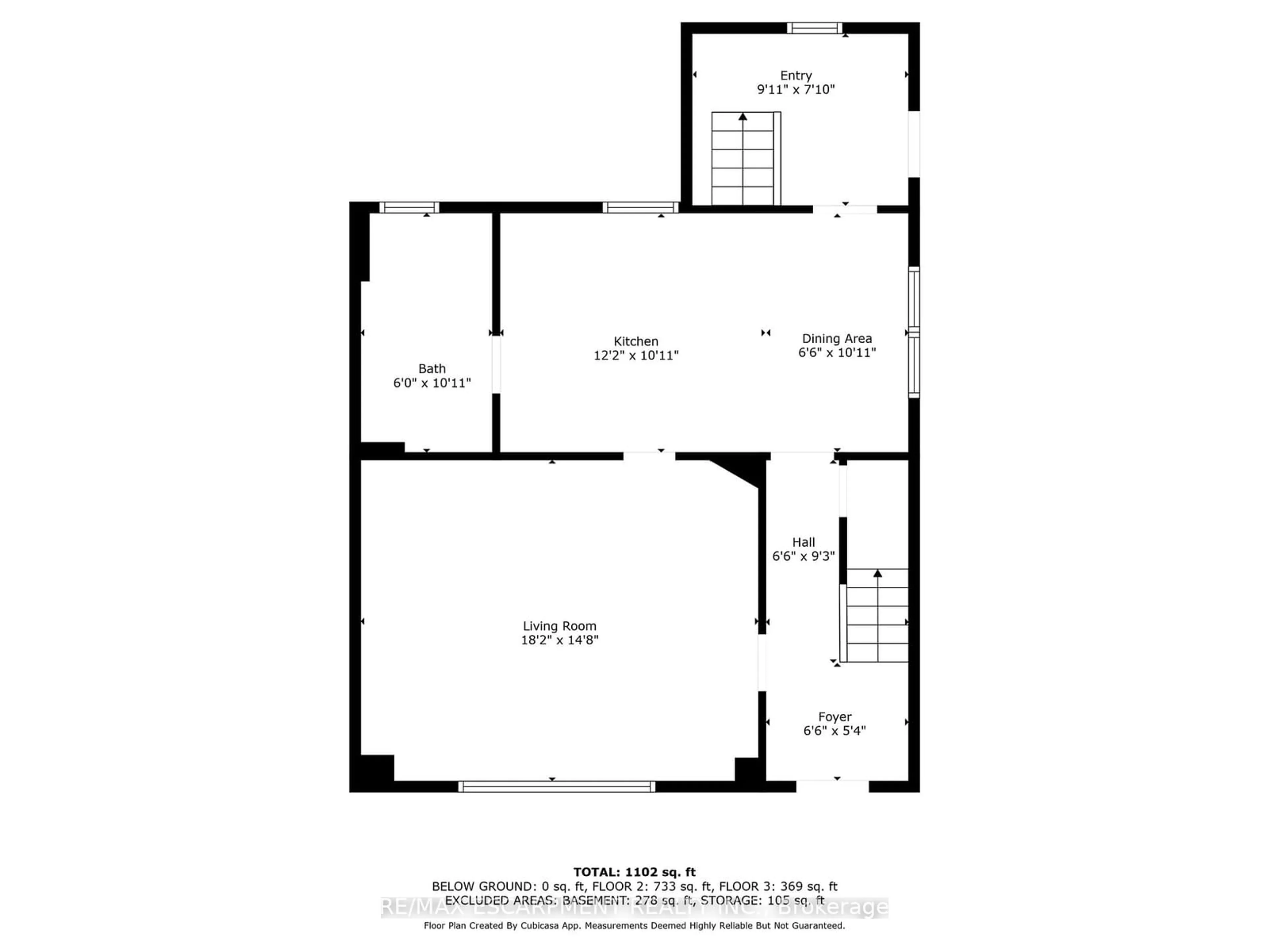 Floor plan for 25 Albion St, Brantford Ontario N3T 3L9