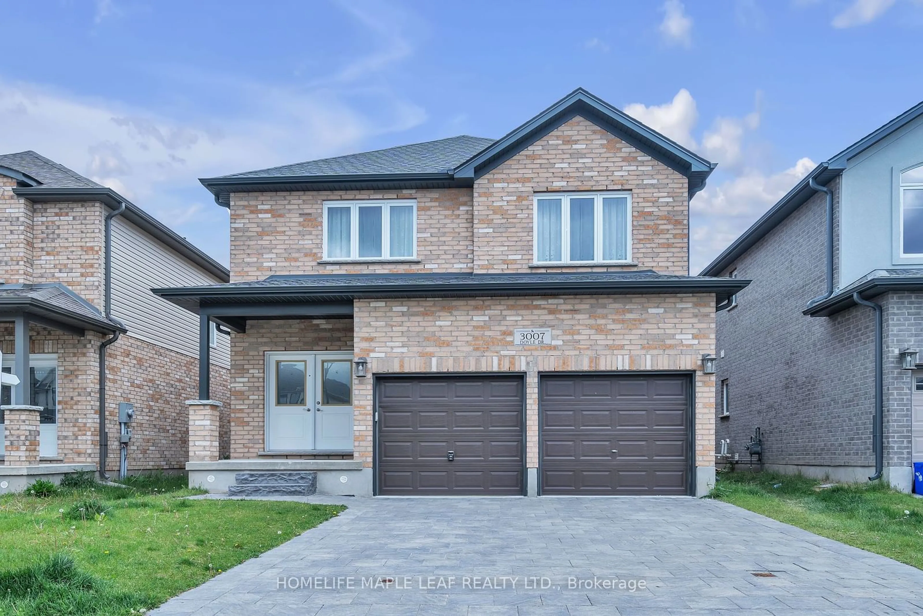 Home with brick exterior material for 3007 DOYLE Dr, London Ontario N6M 0G8