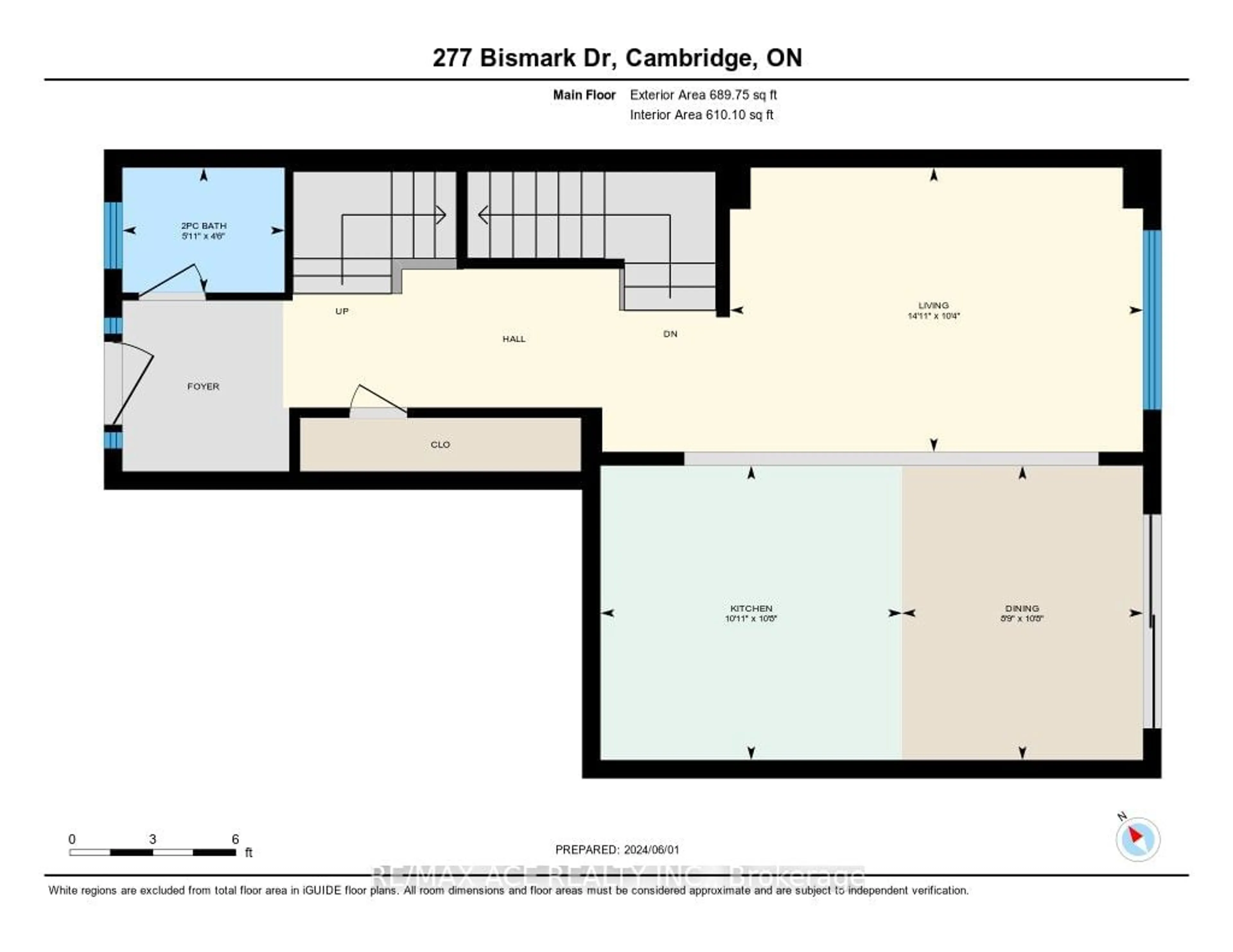 Floor plan for 277 Bismark Dr, Cambridge Ontario N1S 0C6