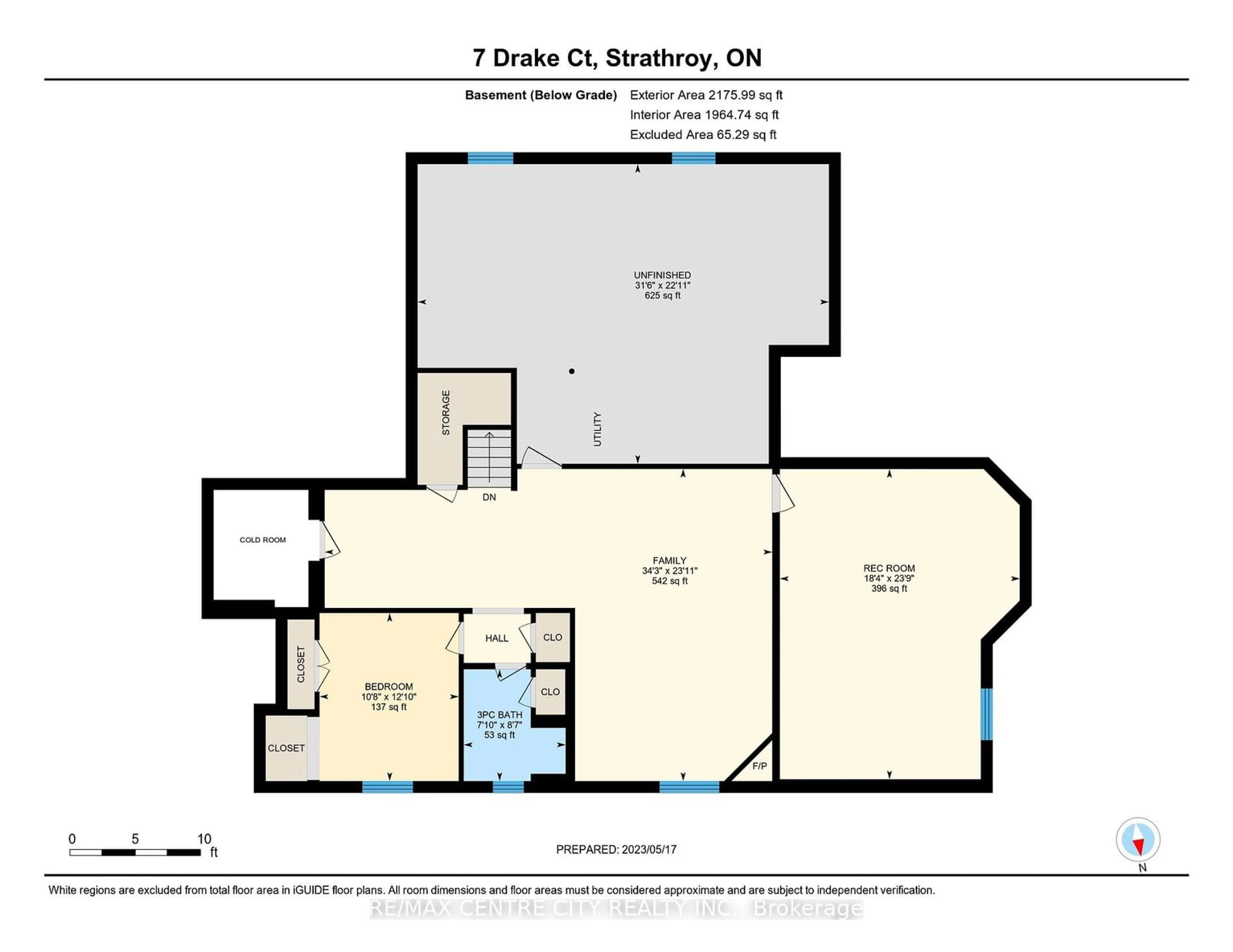 Floor plan for 7 Drake Crt, Strathroy-Caradoc Ontario N7G 0E1