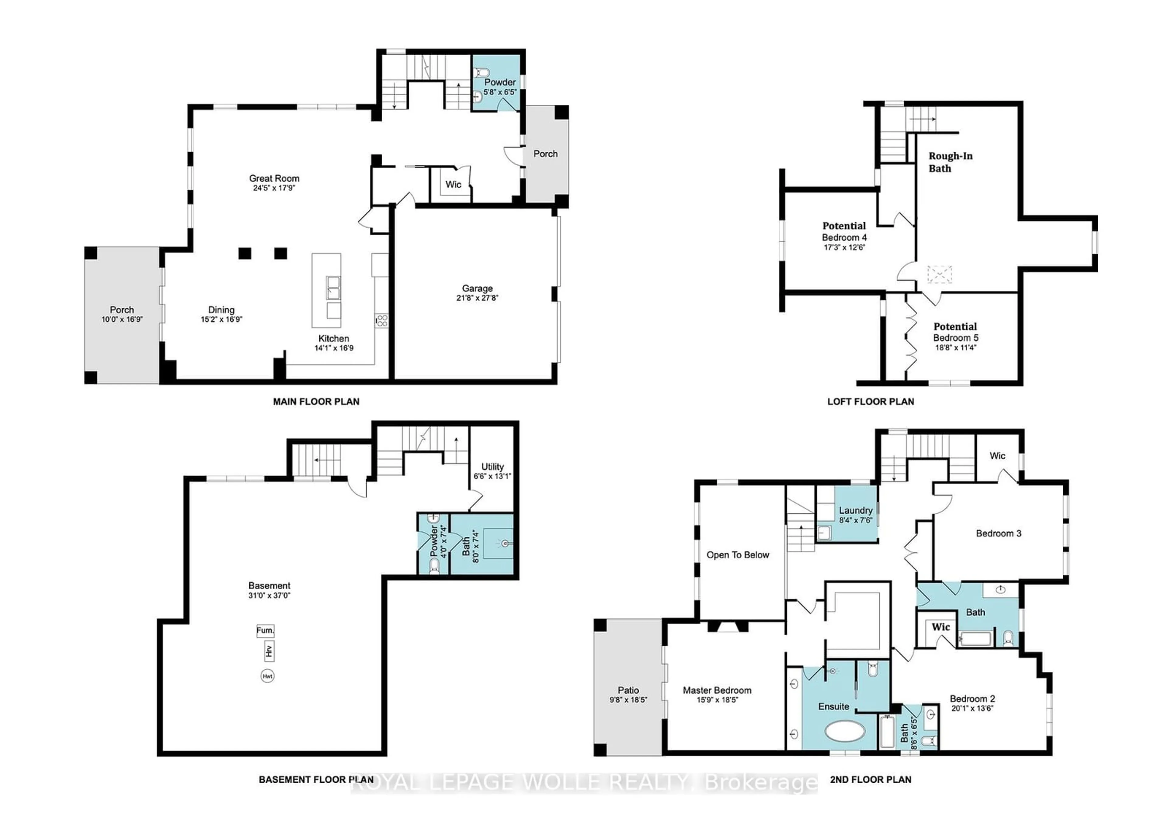 Floor plan for 62 ROOS St, Kitchener Ontario N2P 1H9