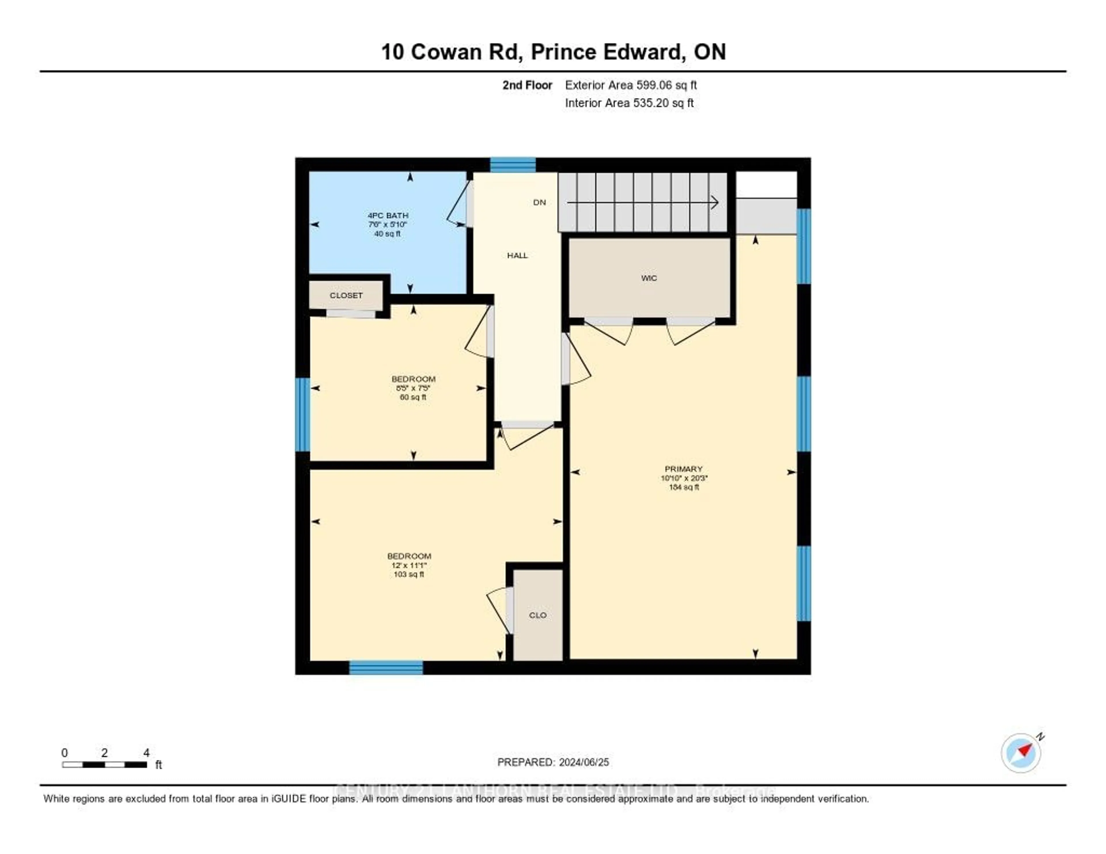 Floor plan for 10 Cowan Rd, Prince Edward County Ontario K0K 1P0