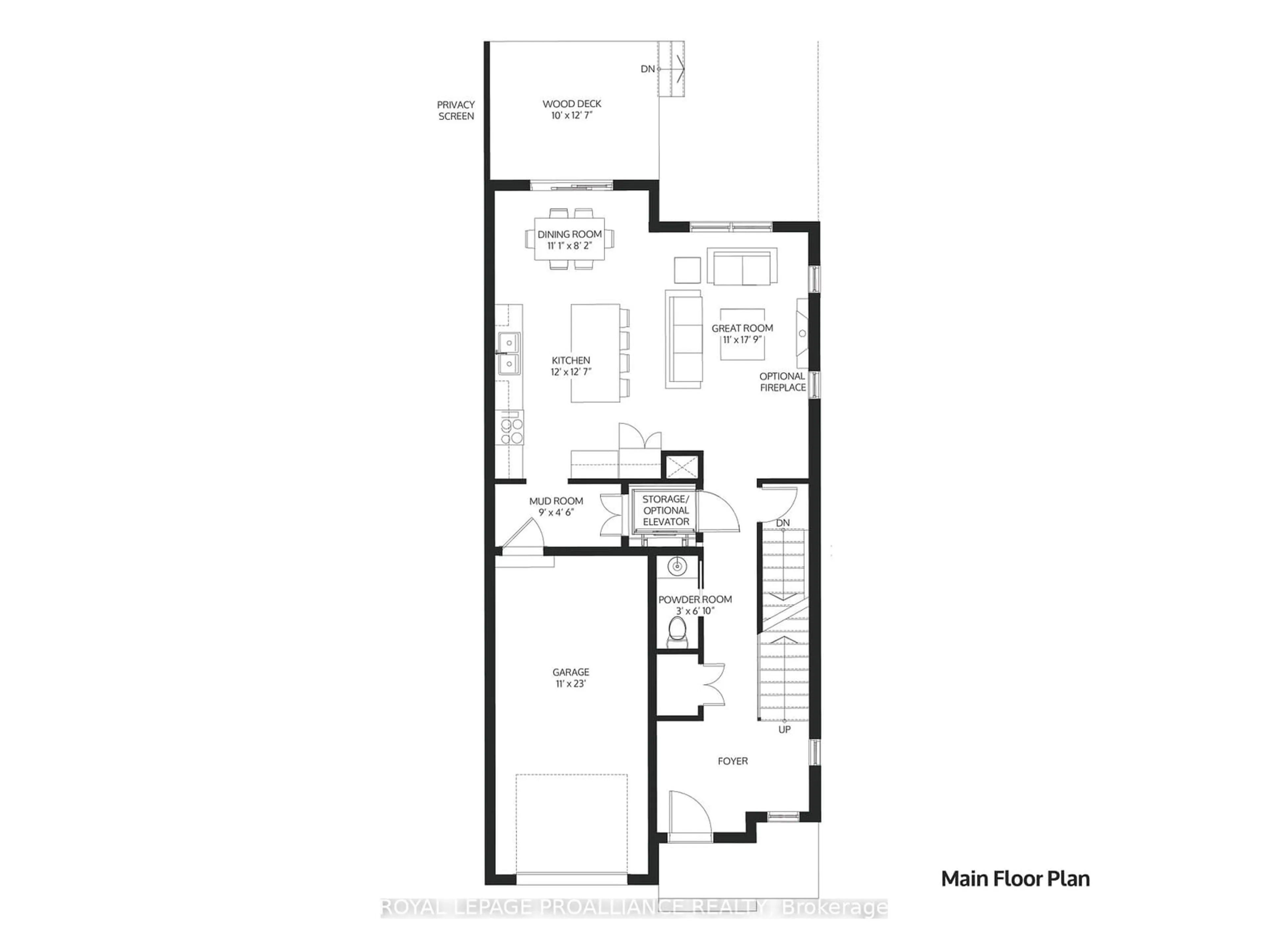 Floor plan for 3 Hollingsworth St, Cramahe Ontario K0K 1S0