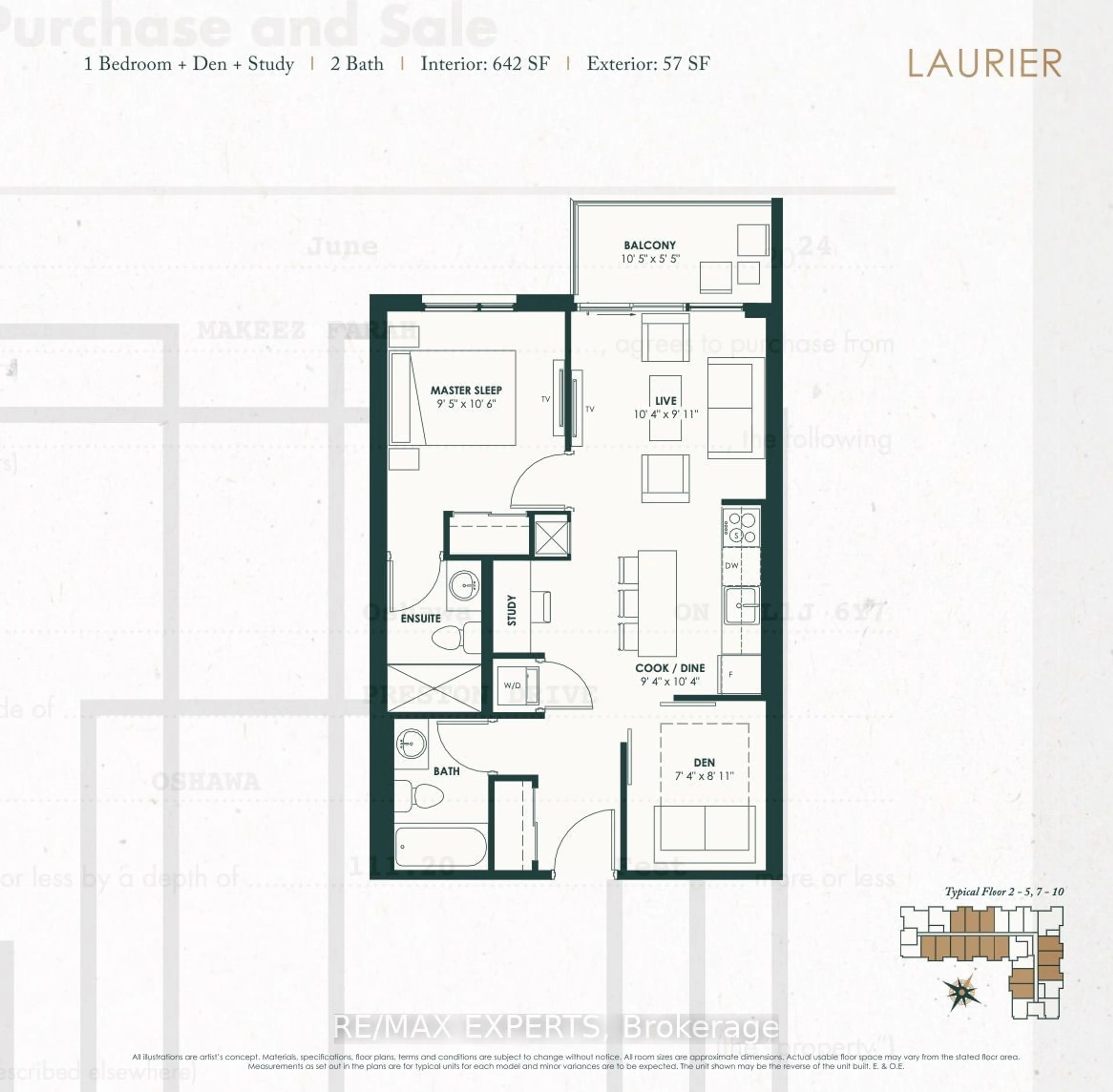 Floor plan for 401 Shellard Lane #423, Brantford Ontario N3T 5L5