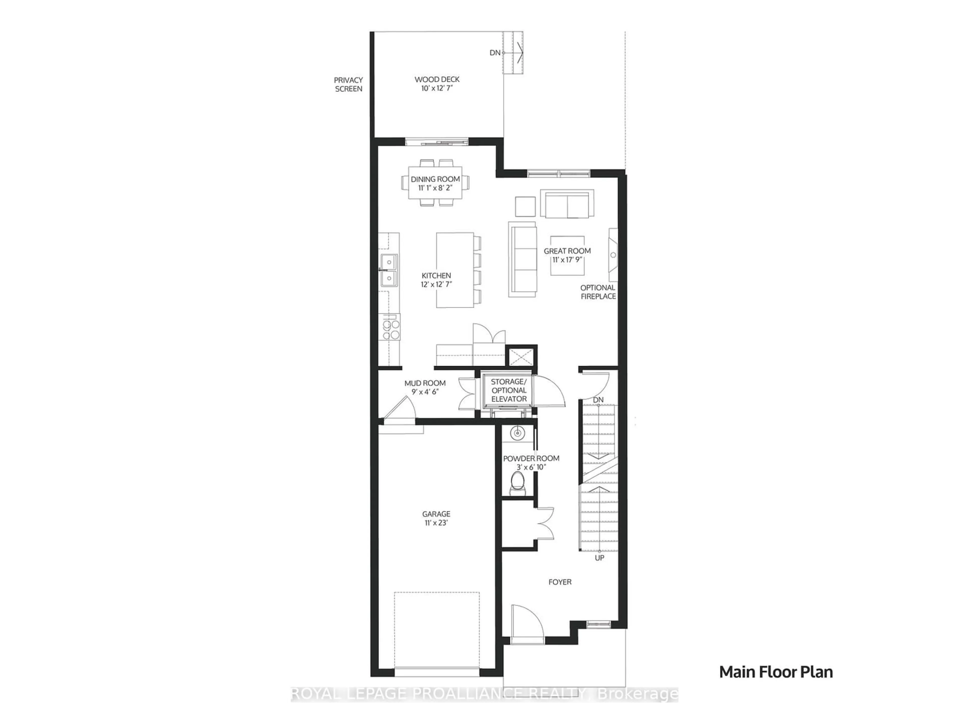 Floor plan for 11 Hollingsworth St, Cramahe Ontario K0K 1S0