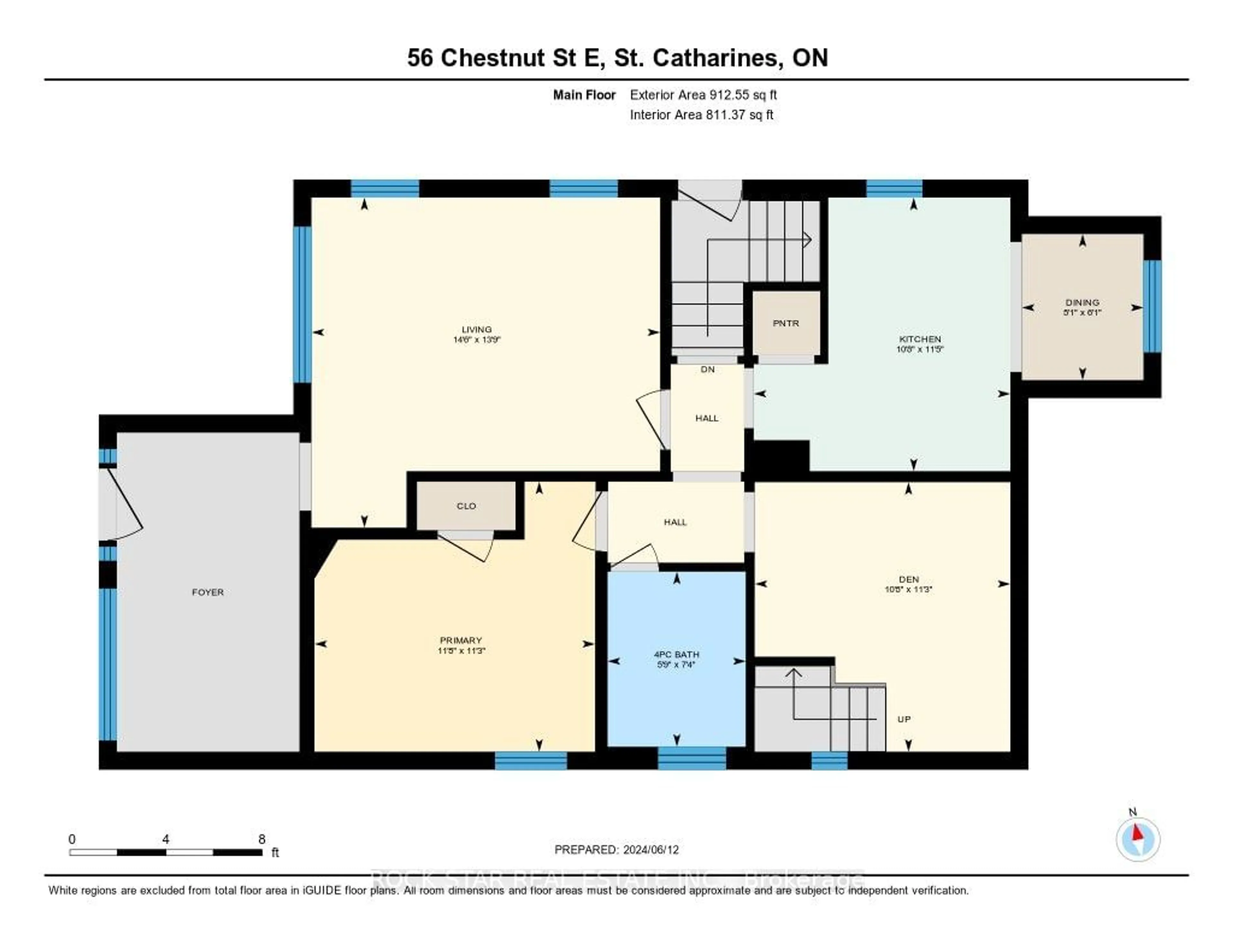 Floor plan for 56 Chestnut St, St. Catharines Ontario L2T 1H1