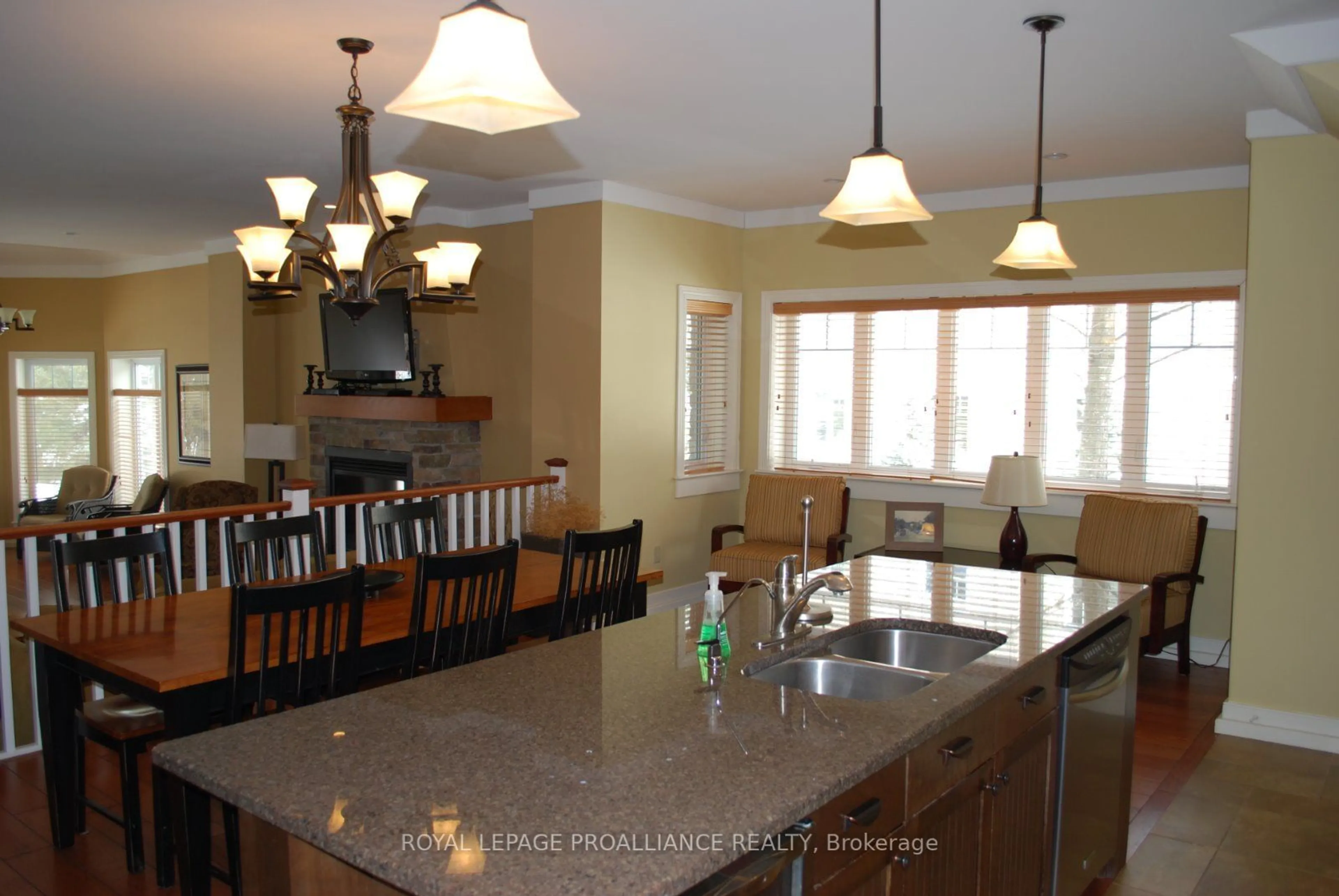 Open concept kitchen for 532 10th Concession Rd #8-2, Westport Ontario K0G 1X0