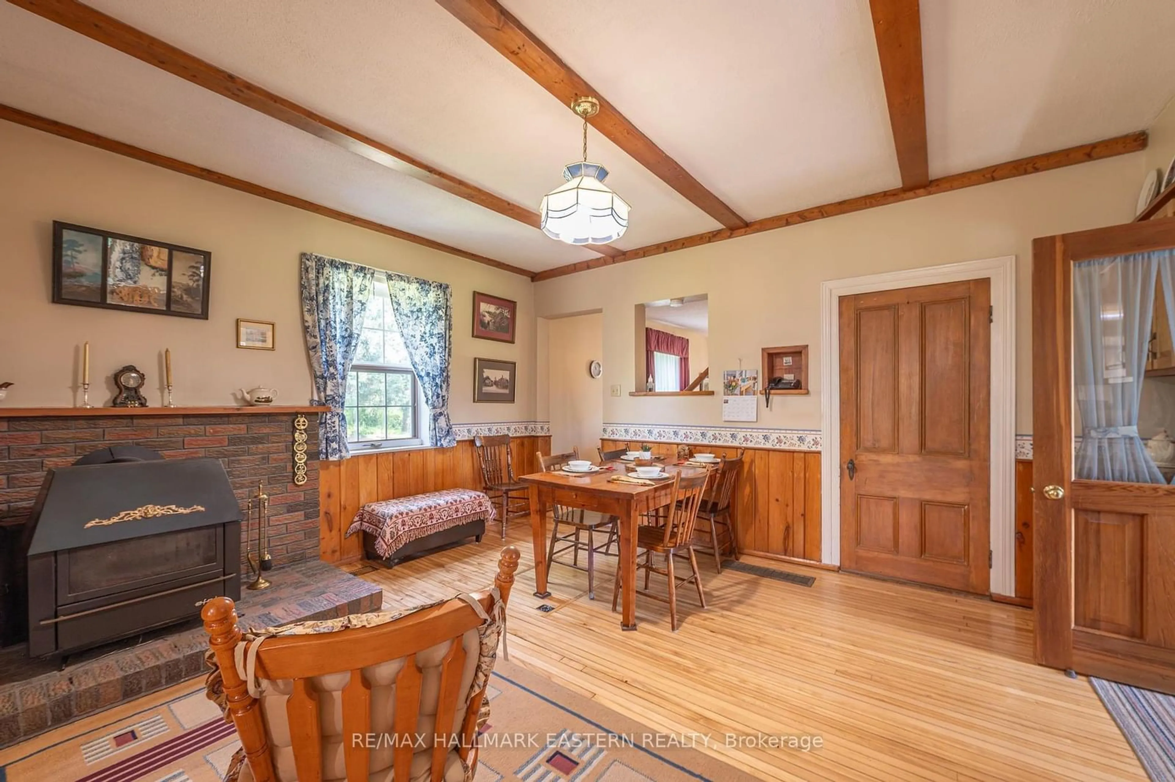 Dining room, wood floors, cottage for 8050 County Rd 45 Rd, Alnwick/Haldimand Ontario K0K 2X0