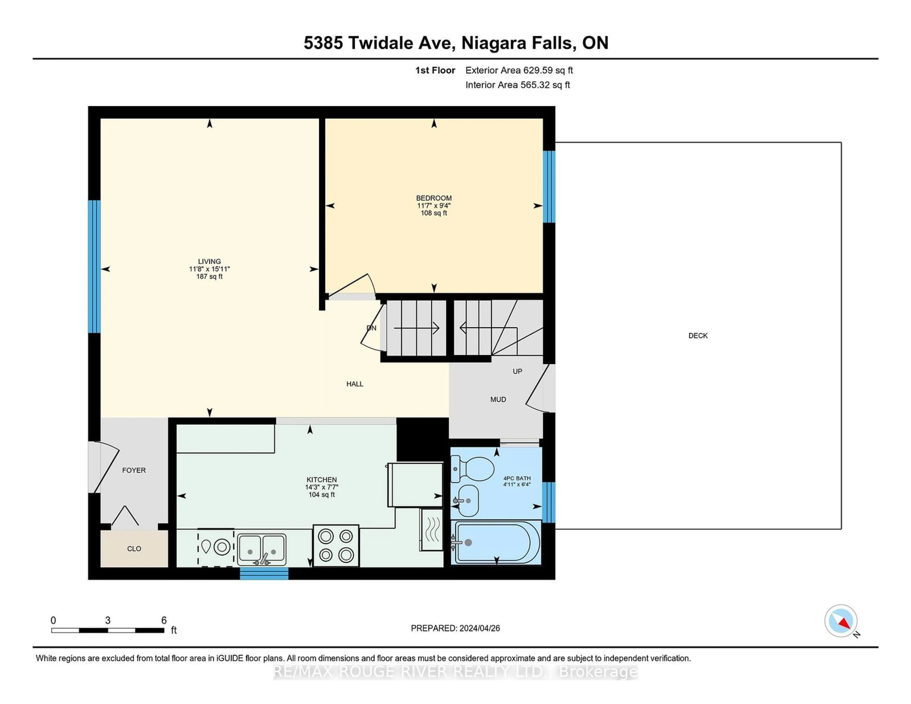 Floor plan for 5385 Twidale Ave, Niagara Falls Ontario L2E 4Y6