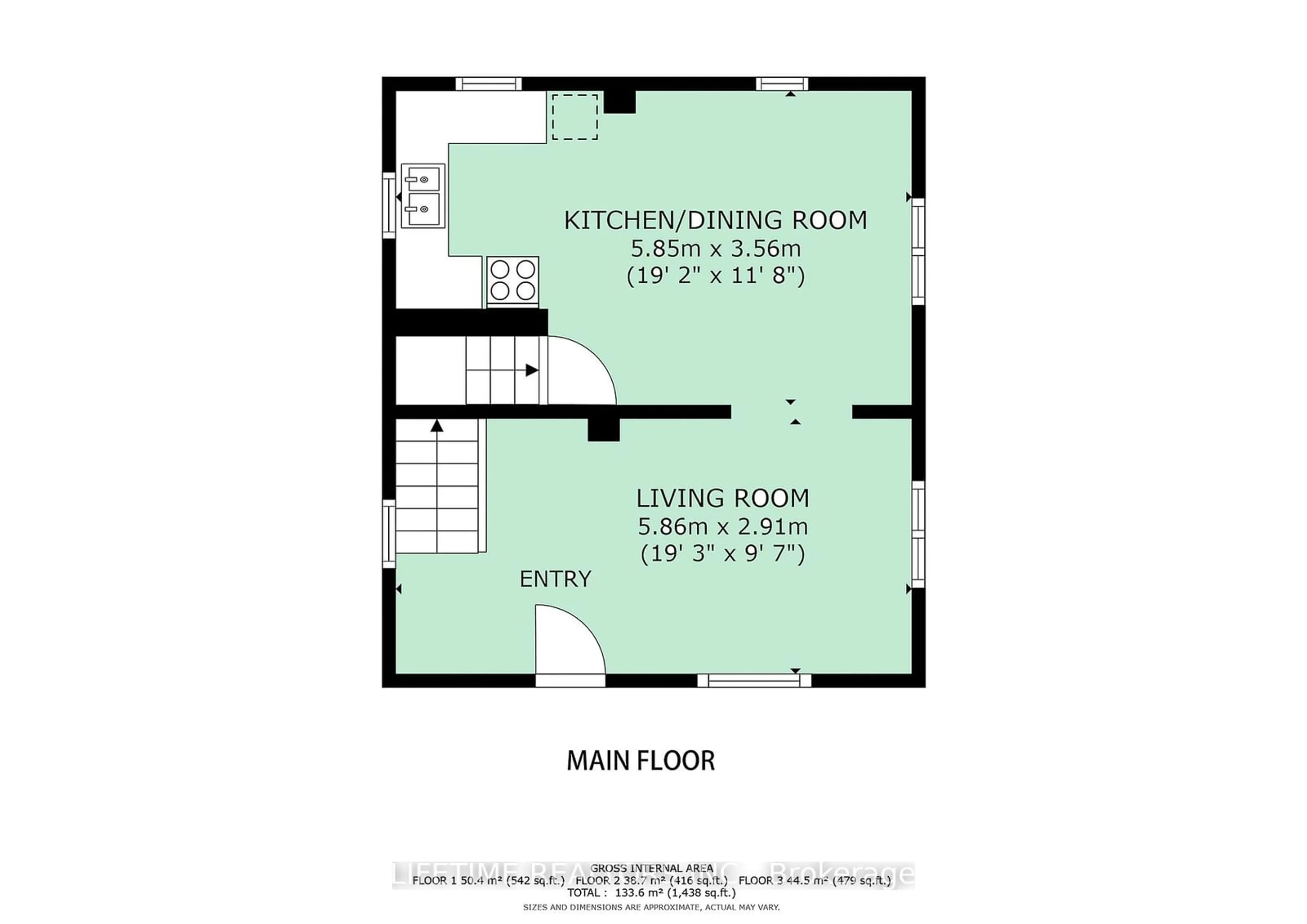 Floor plan for 1108 Wellington Ave, Out of Area Ontario N9A 5J9