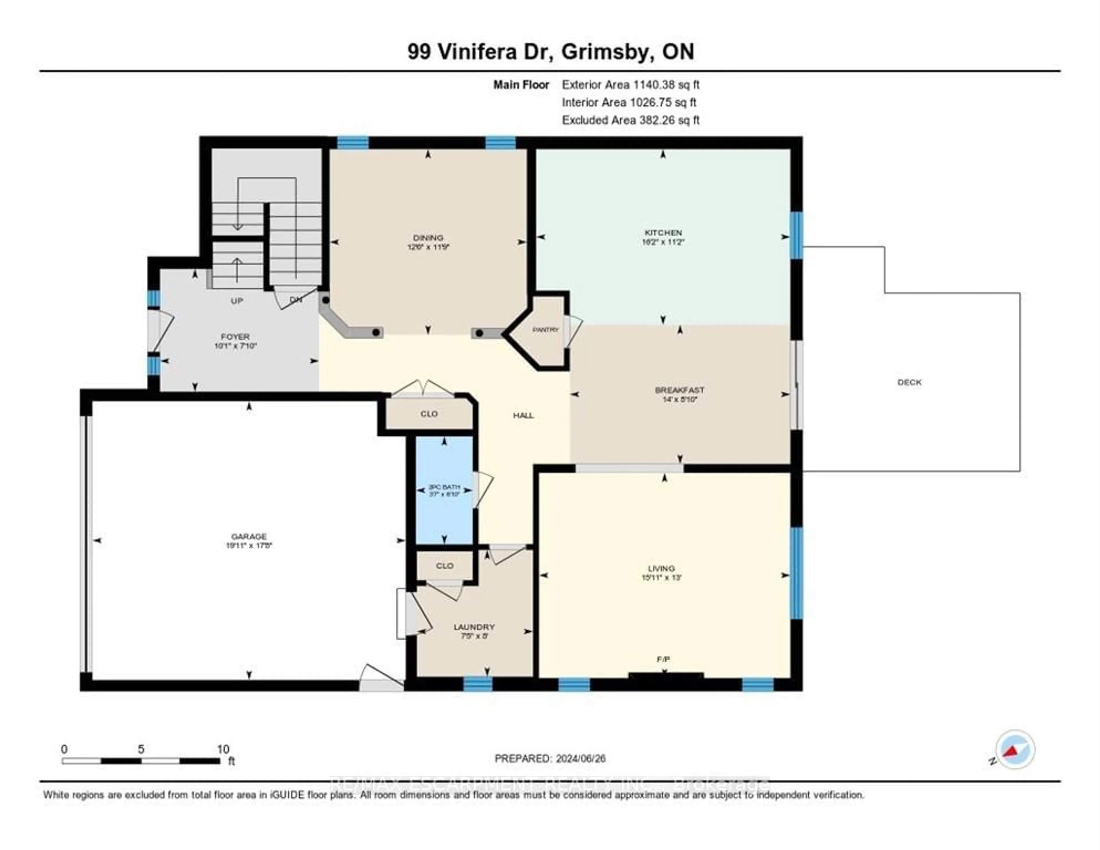 Floor plan for 99 VINIFERA Dr, Grimsby Ontario L3M 5S6