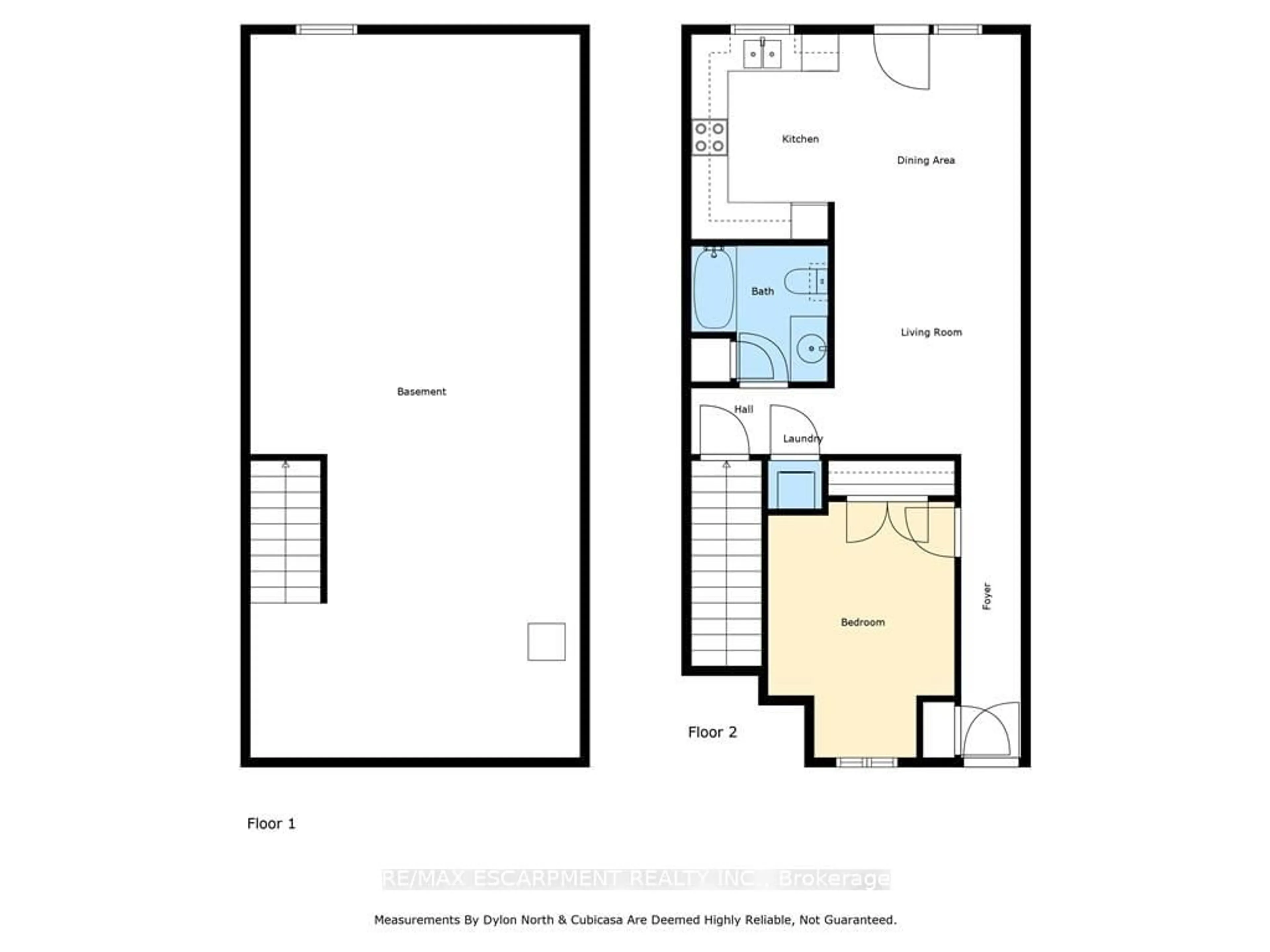 Floor plan for 290 Barton St #6, Hamilton Ontario L8R 3P3