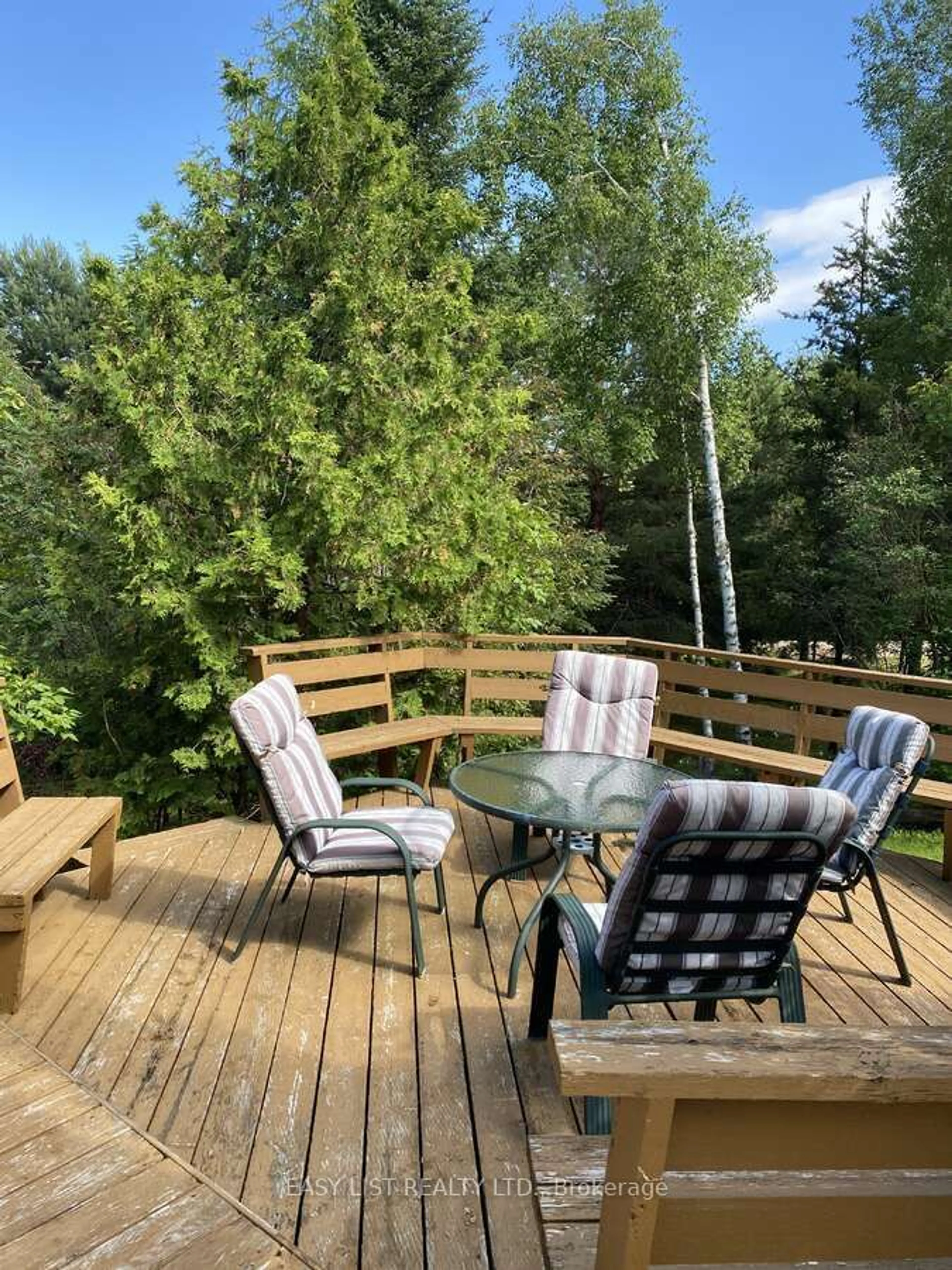 Patio, the fenced backyard for 14 Cedar Point Dr, Sioux Lookout Ontario P8T 0A7