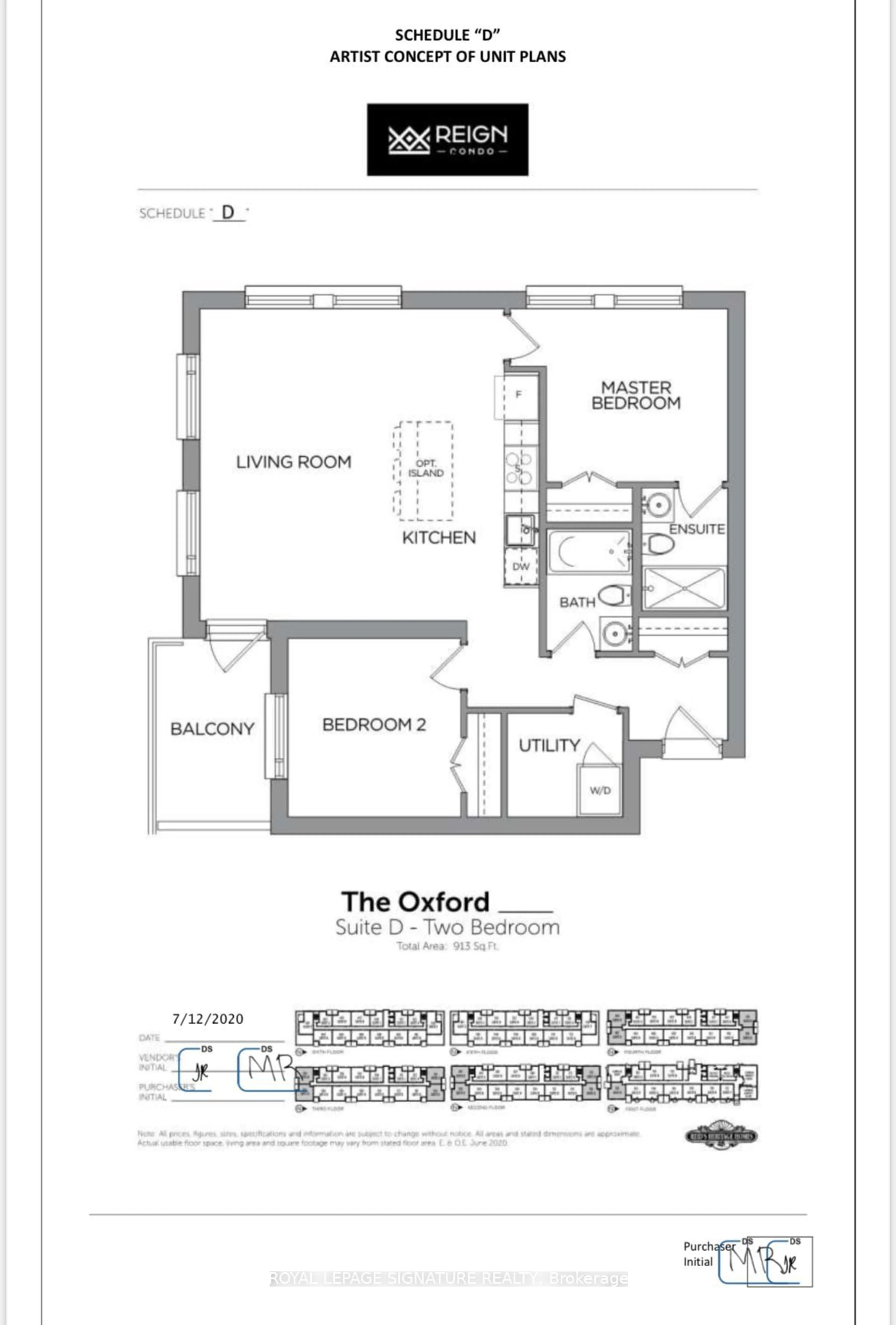 Floor plan for 26 Lowes Rd #301, Guelph Ontario N1G 4X2