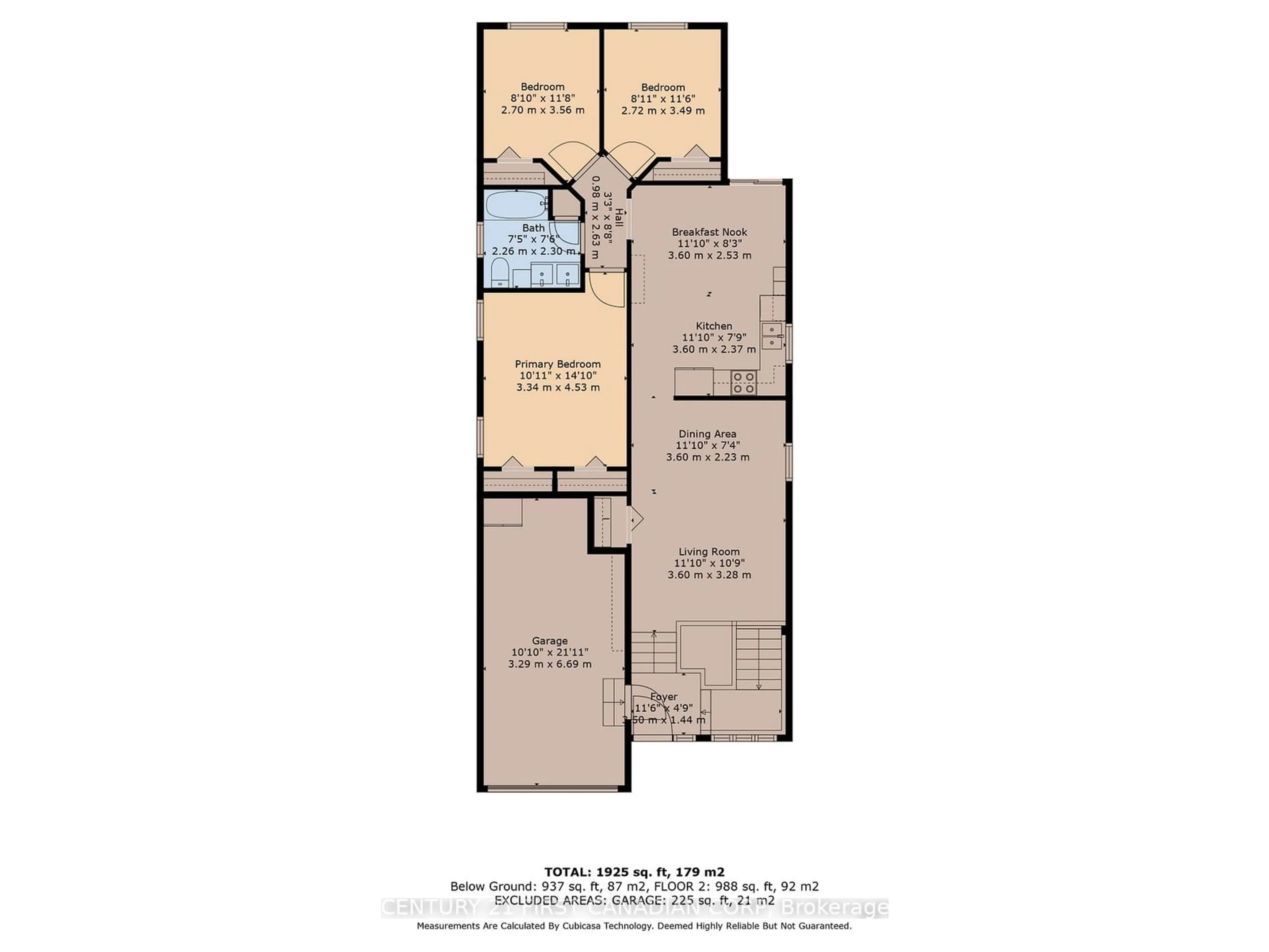 Floor plan for 1595 Benjamin Dr, London Ontario N5V 5J5
