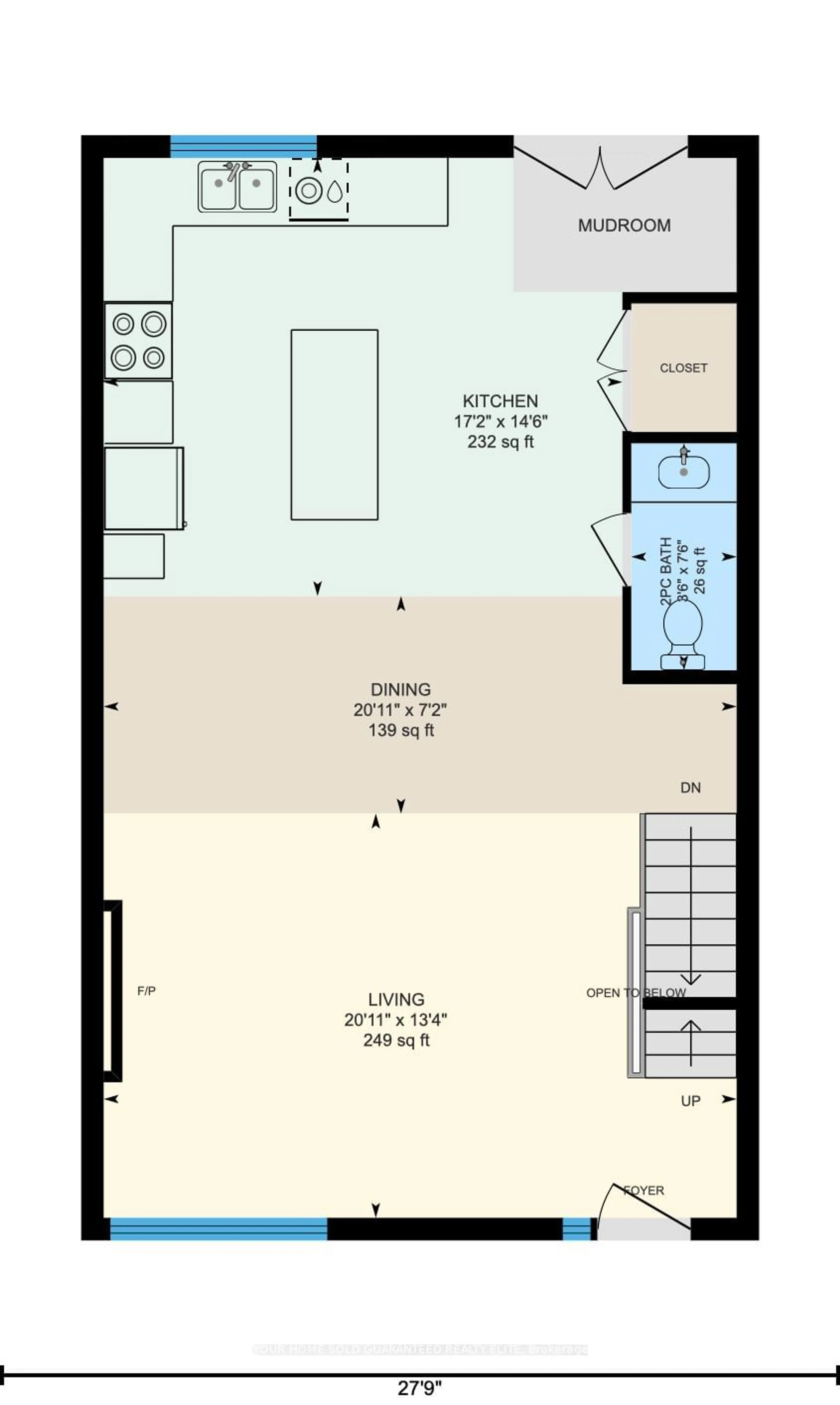 Floor plan for 4 Concord Pl, Grimsby Ontario L3M 0G7