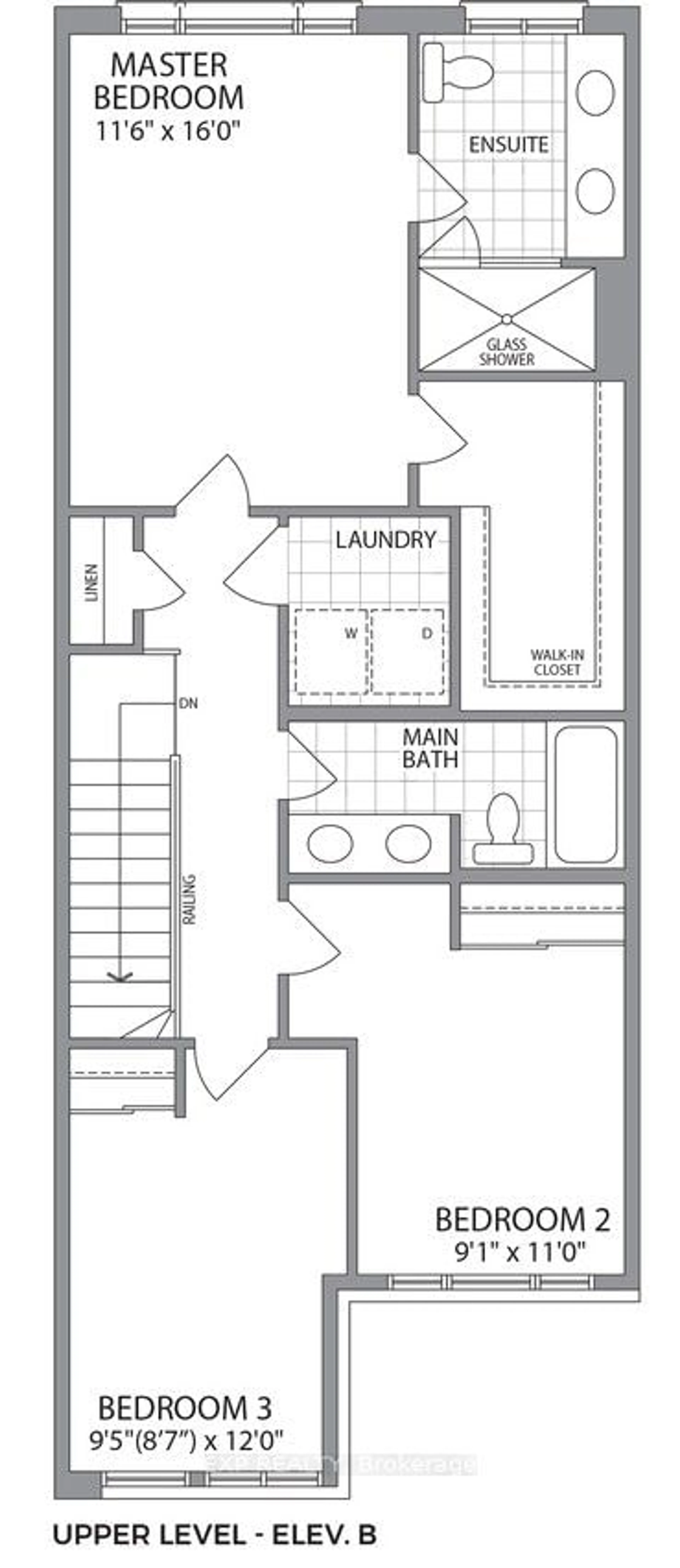 Floor plan for 15 Blacklock St #5, Cambridge Ontario N1S 0E6