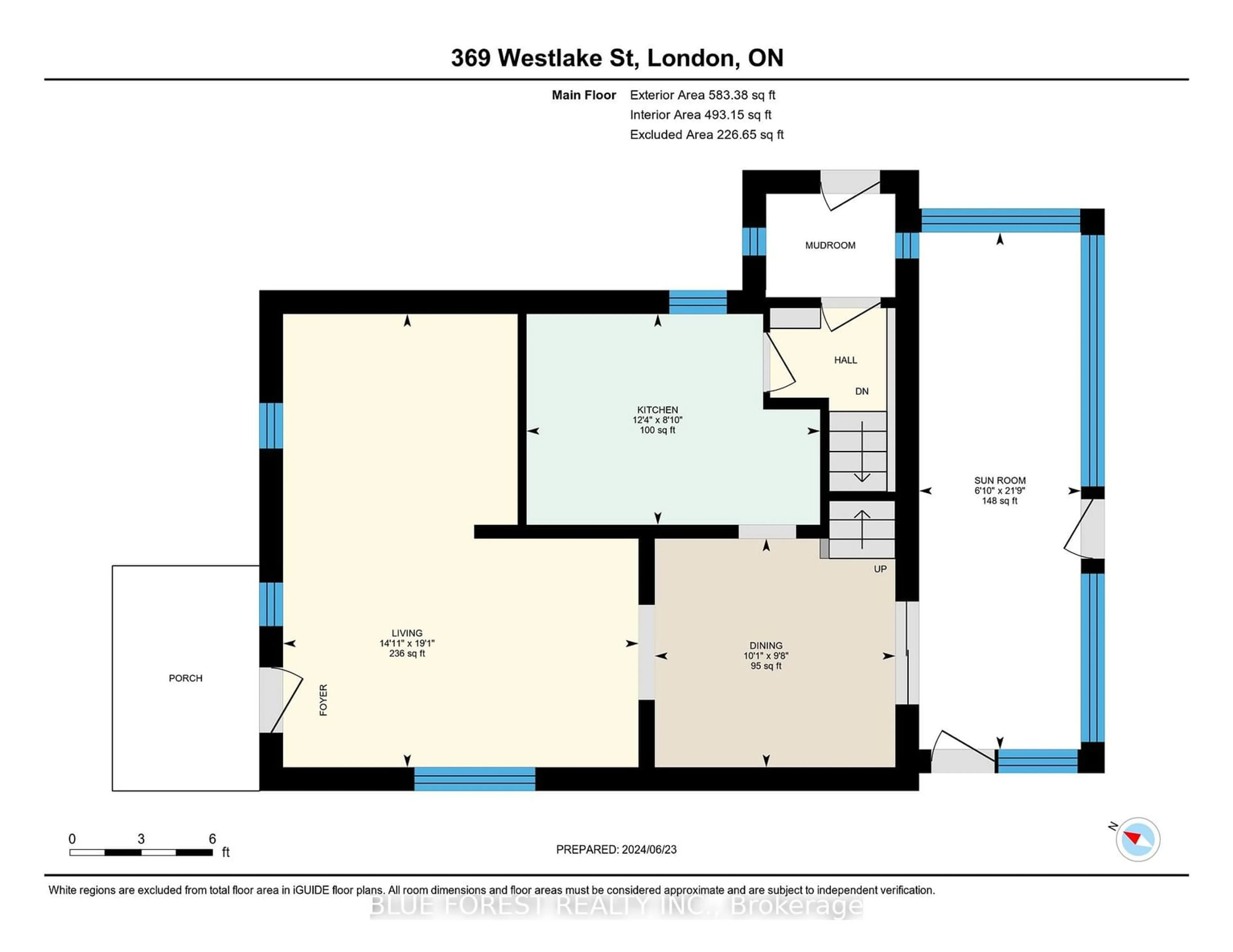 Floor plan for 369 Westlake St, London Ontario N5Z 3A5