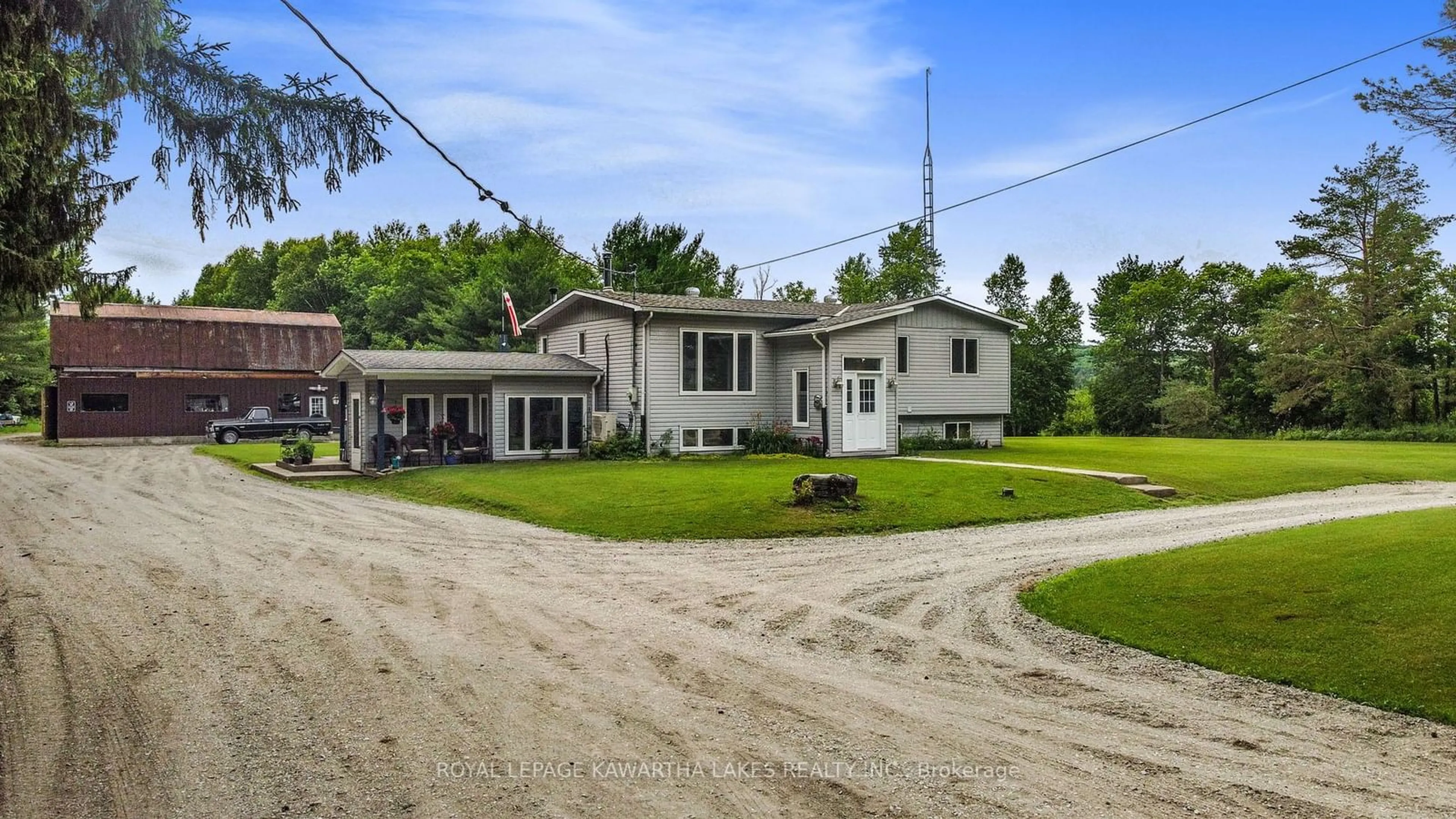 Outside view for 255 Burnt River Rd, Kawartha Lakes Ontario K0M 1C0