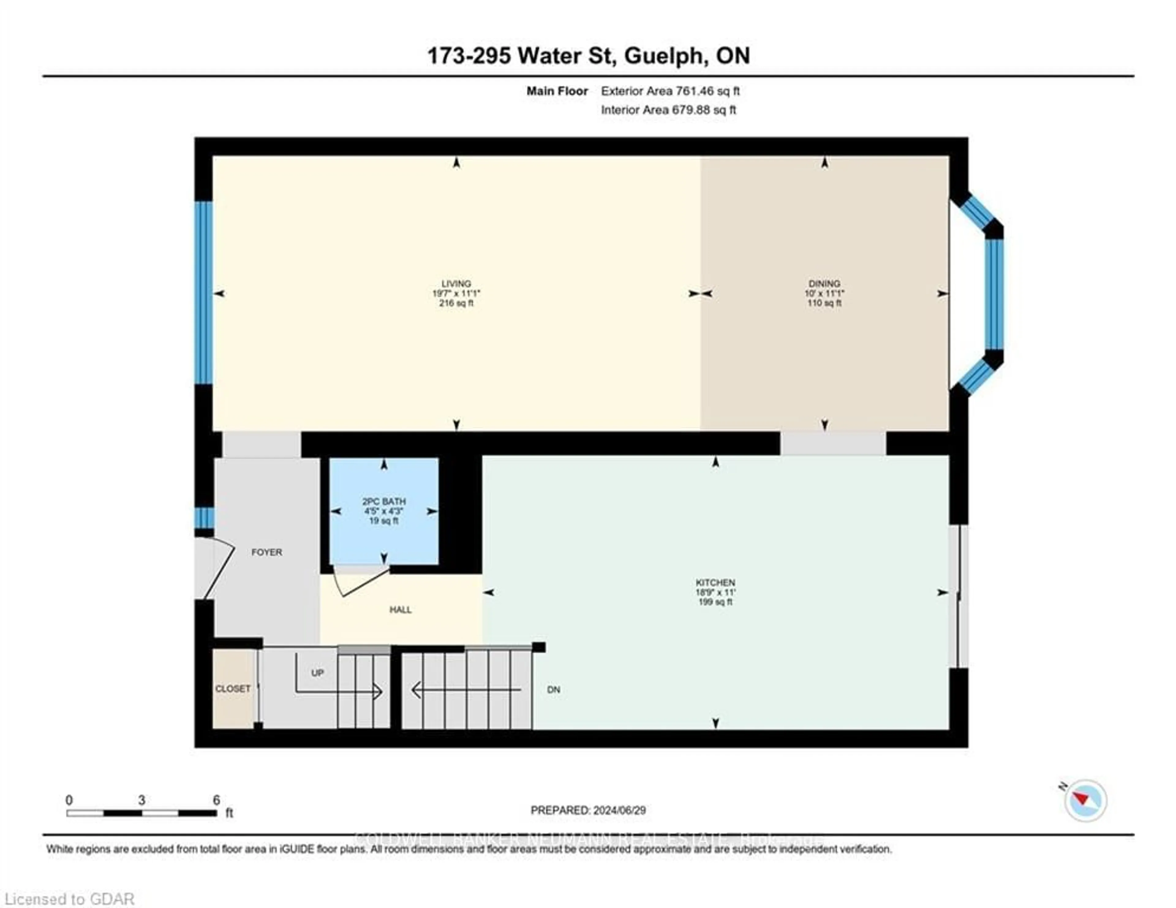Floor plan for 295 Water St #173, Guelph Ontario N1G 2X5
