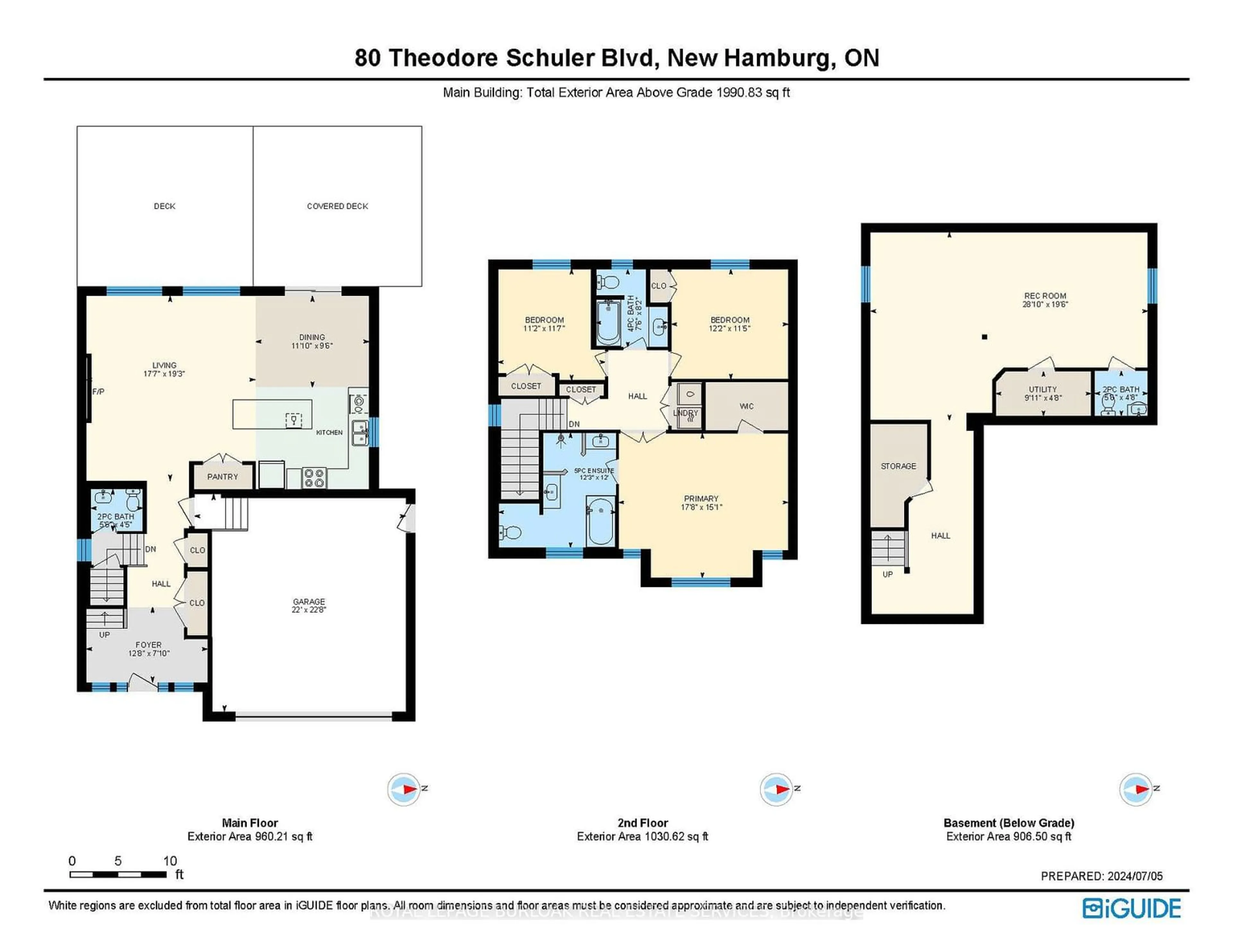 Floor plan for 80 Theodore Schuler Blvd, Wilmot Ontario N3A 0B9