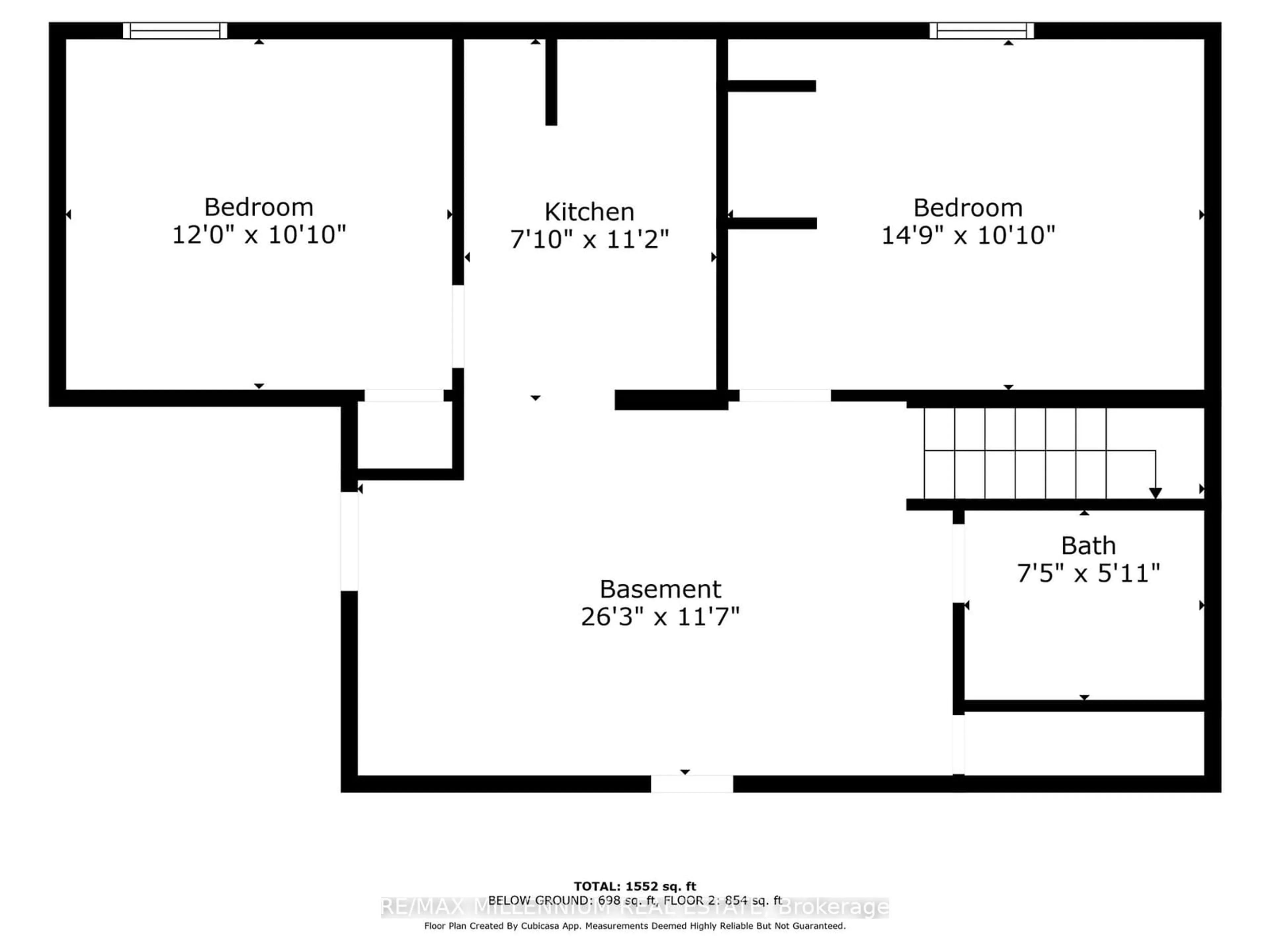 Floor plan for 346 Reynolds Rd, London Ontario N6K 2P6