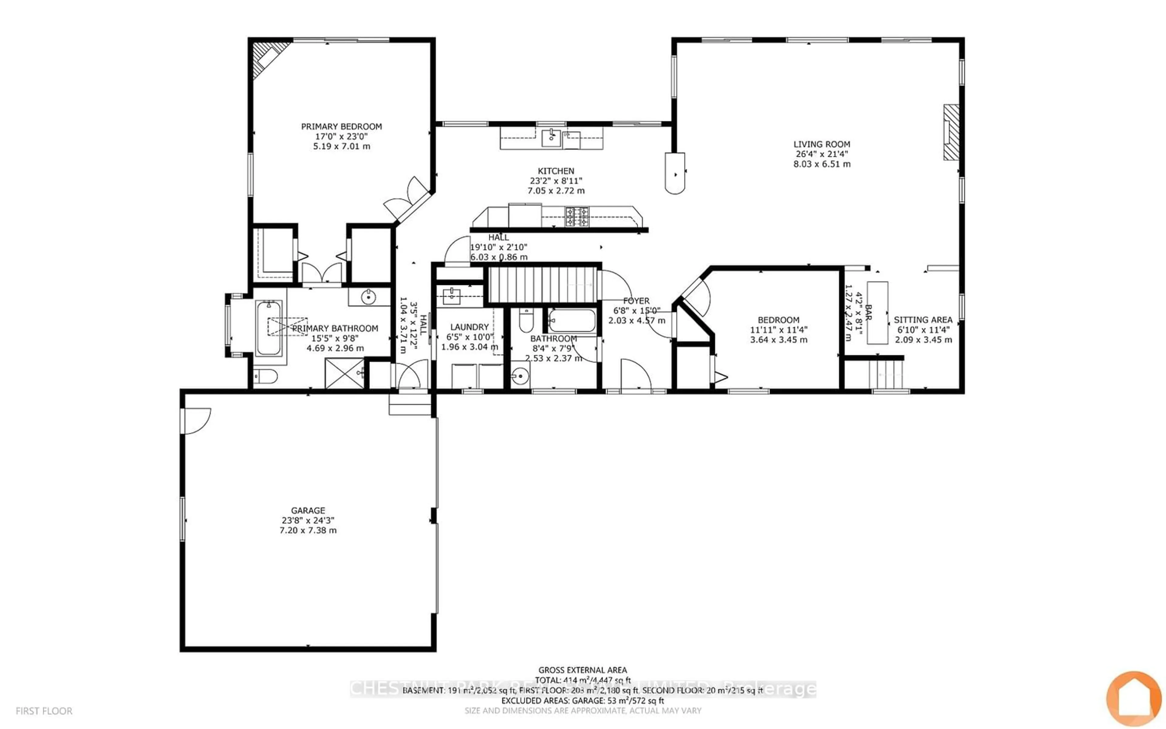 Floor plan for 43 Smiths Bay Ave, Prince Edward County Ontario K0K 2T0