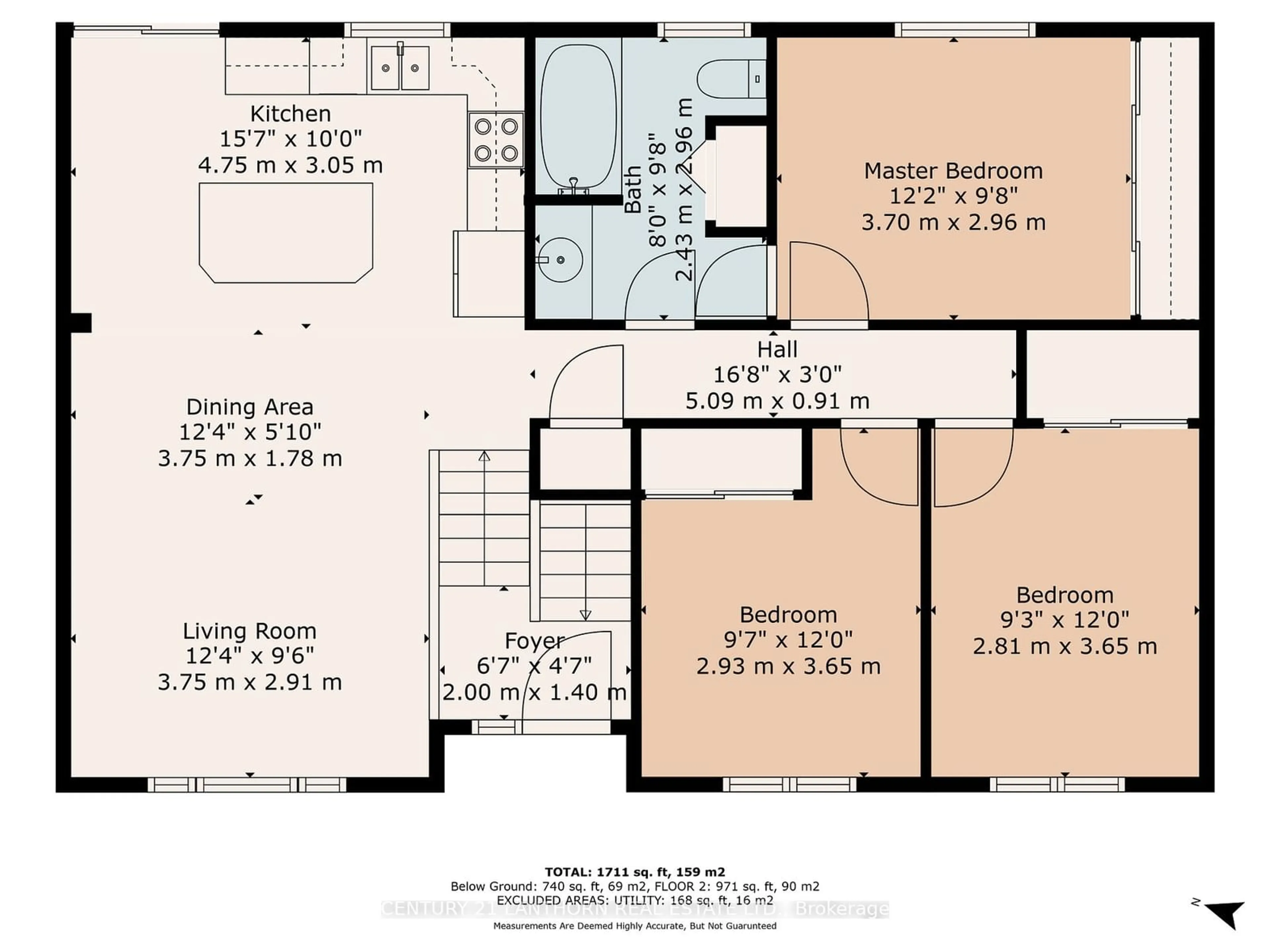 Floor plan for 15 Jason Cres, Quinte West Ontario K8V 6V1