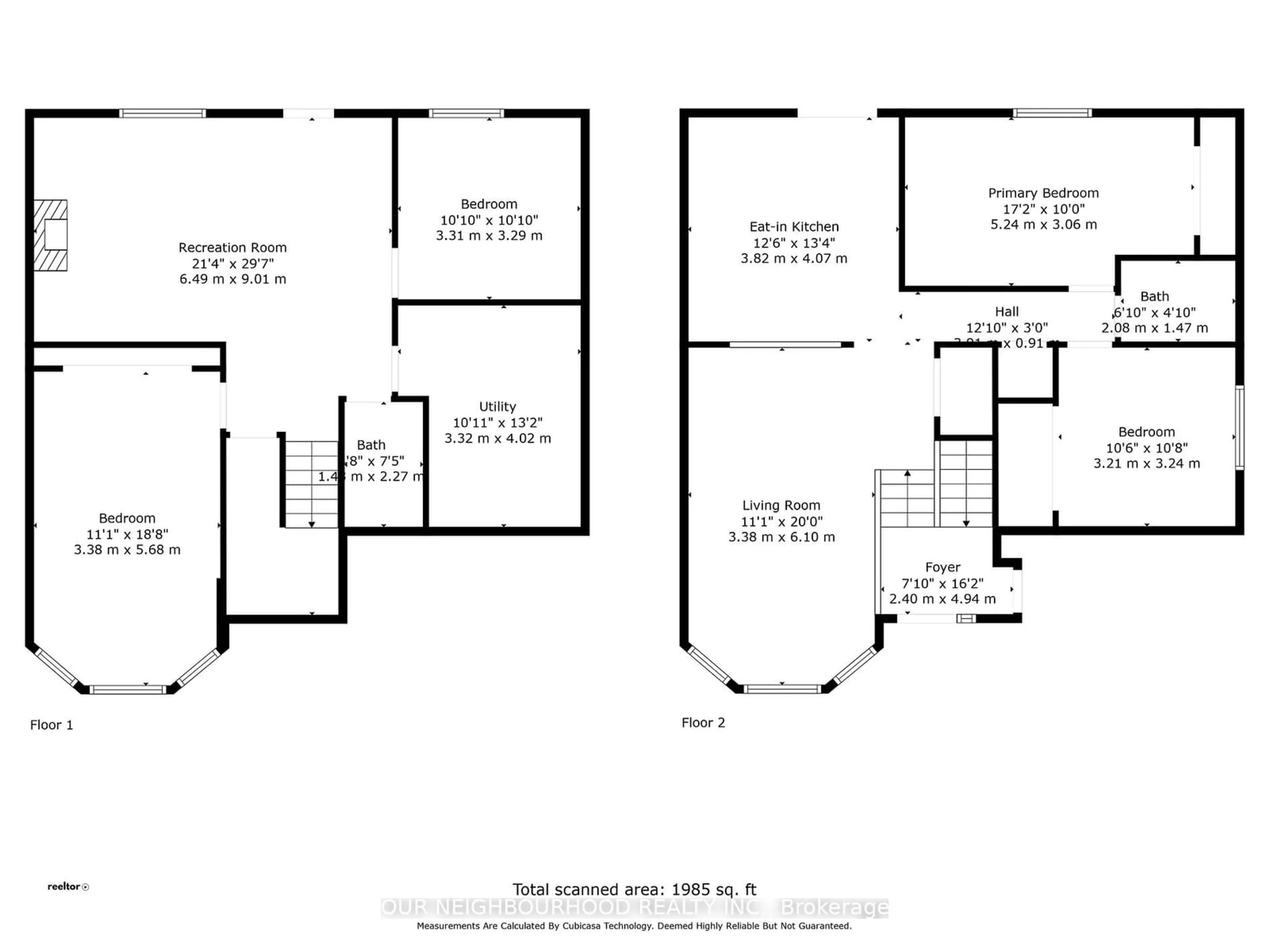 Floor plan for 425 Duffy St, Cobourg Ontario K9A 5M8