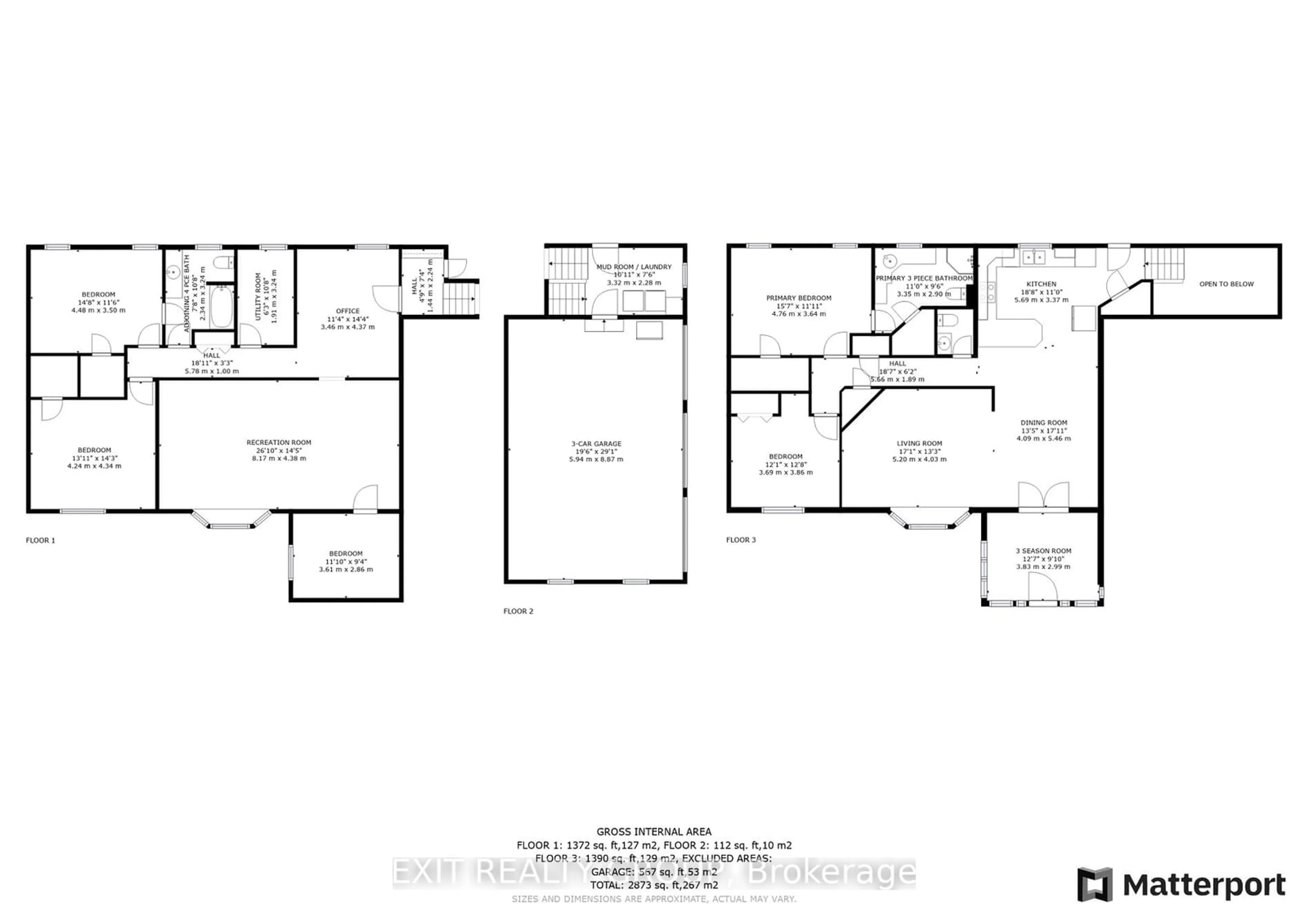 Floor plan for 953 Airport Pkwy, Belleville Ontario K8N 4Z6