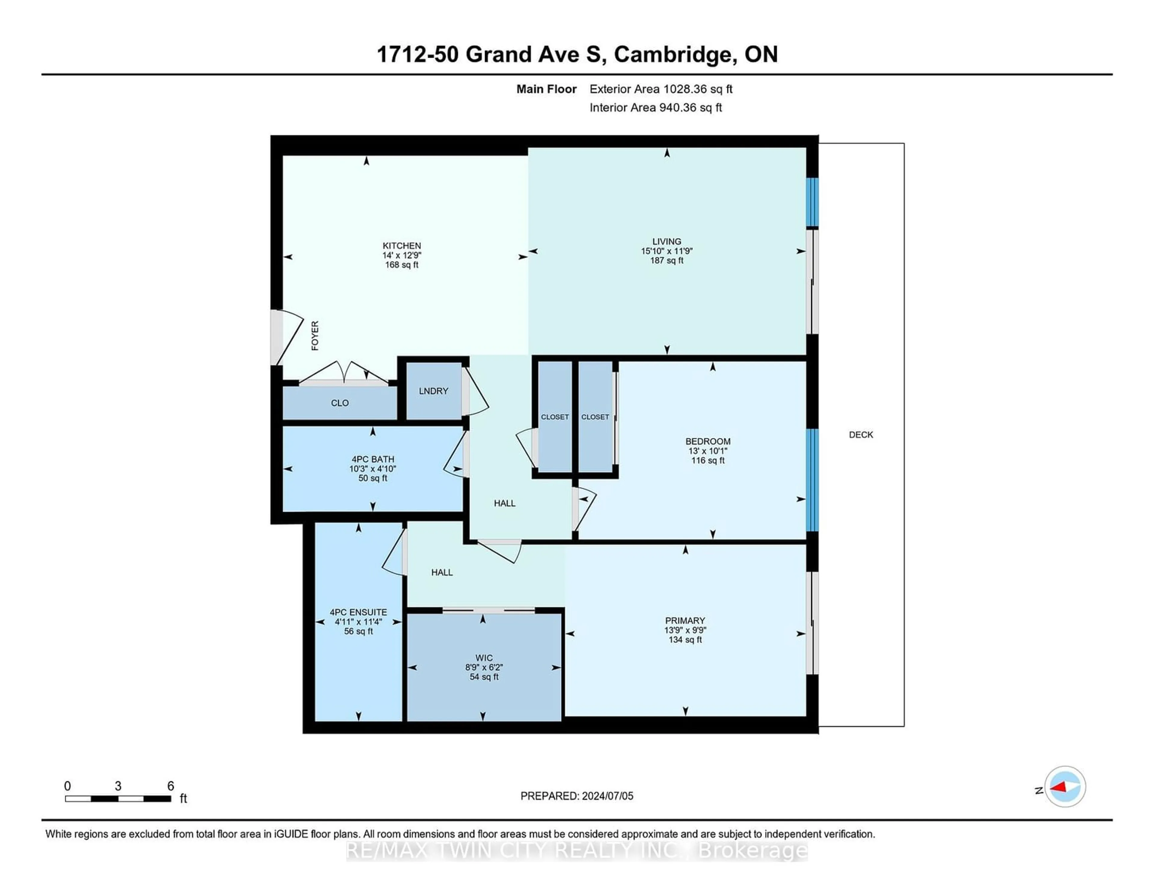 Floor plan for 50 Grand Ave #1712, Cambridge Ontario N1S 0C2