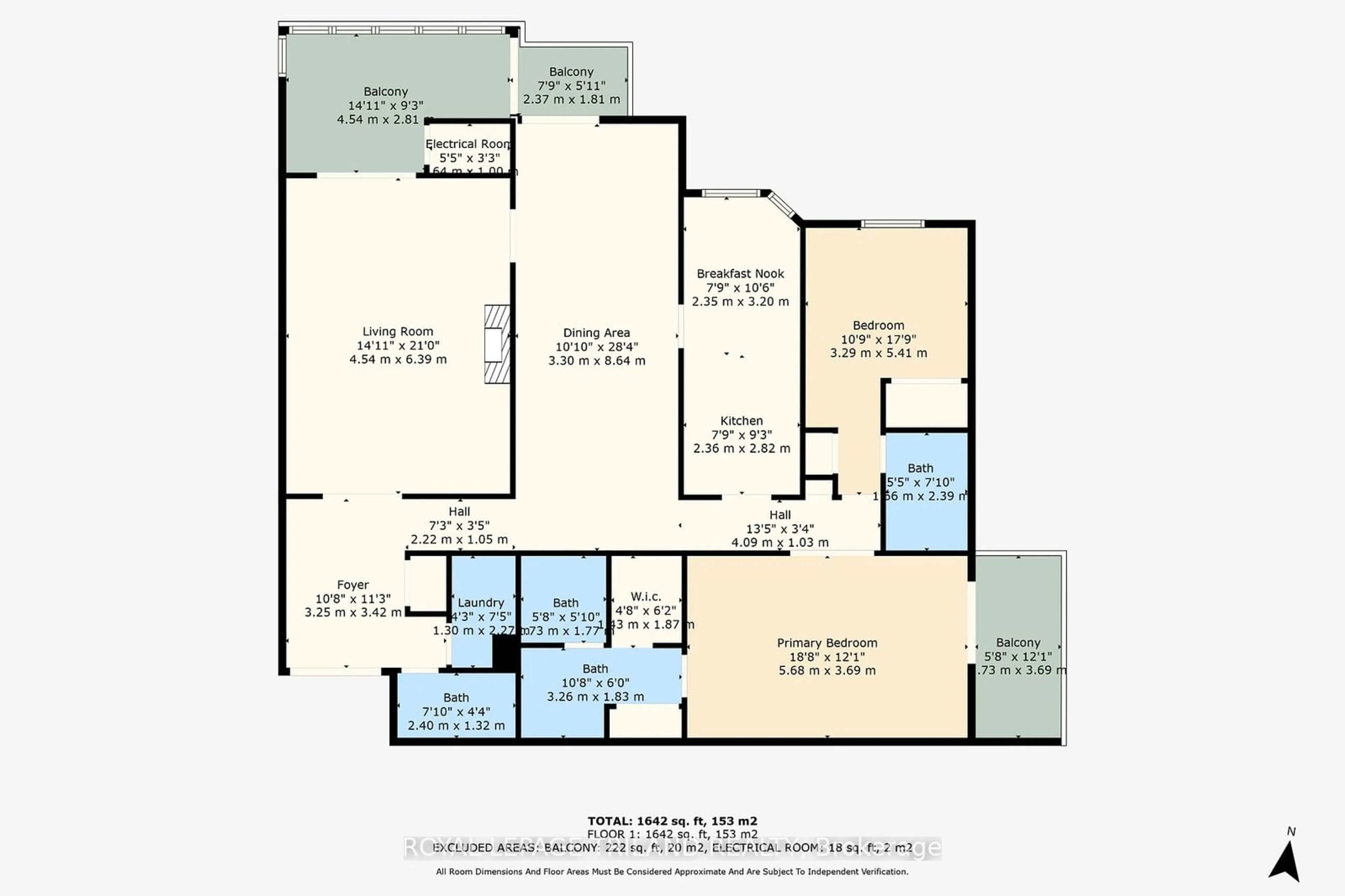 Floor plan for 693 Windermere Rd #406, London Ontario N5X 2P1