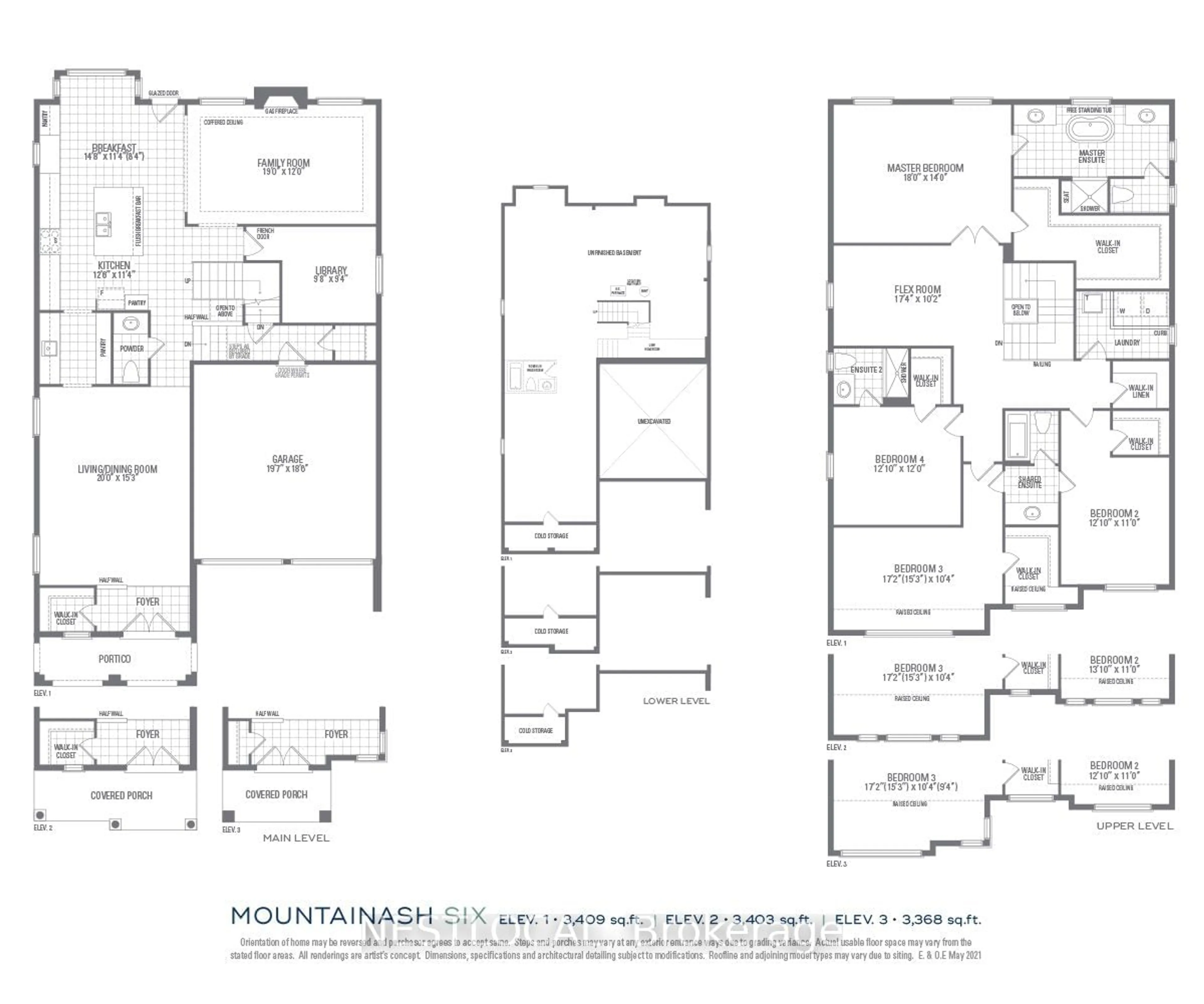 Floor plan for 56 Elstone Pl, Hamilton Ontario L8B 1Y9