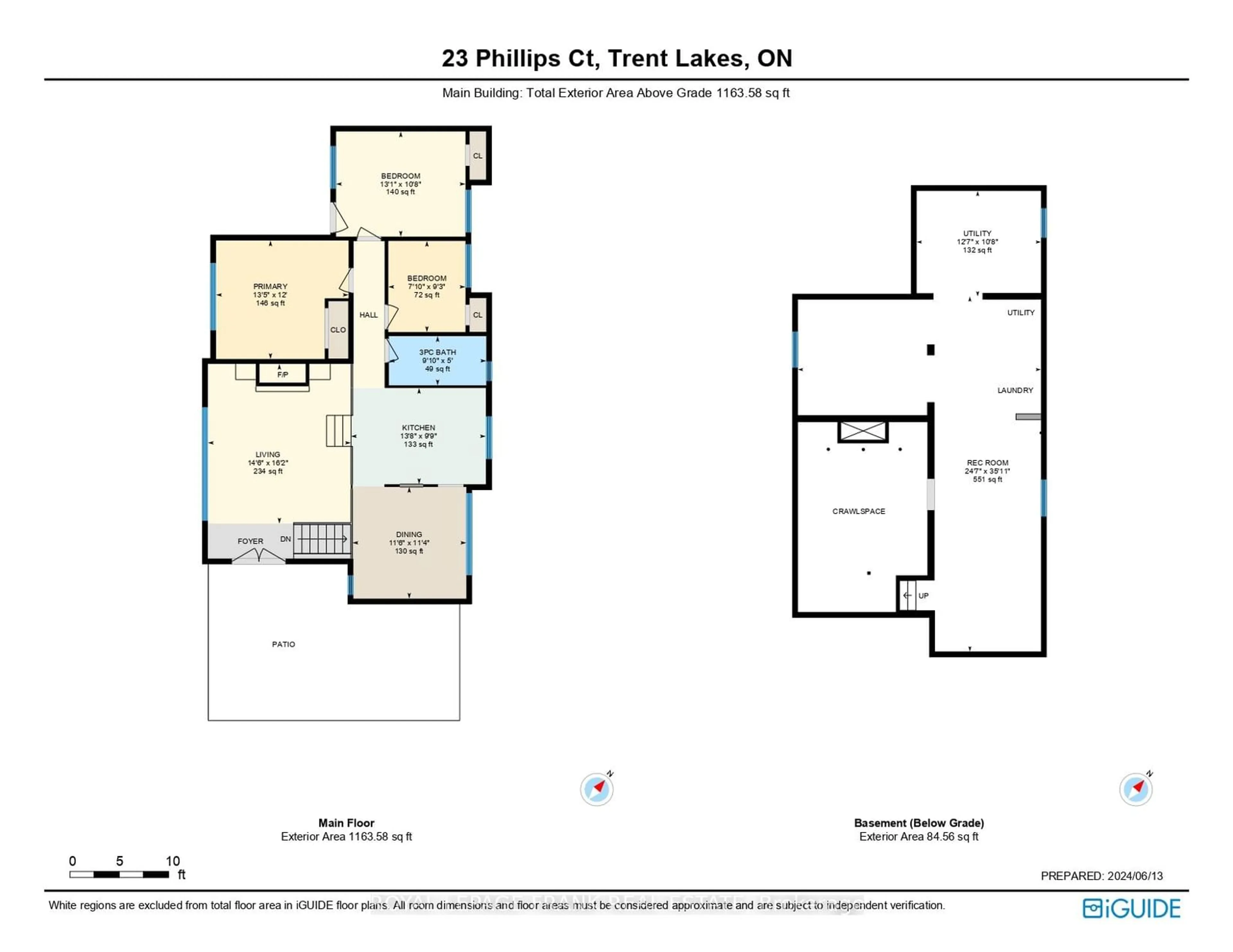 Floor plan for 23 Phillips Crt, Galway-Cavendish and Harvey Ontario K0L 1J0