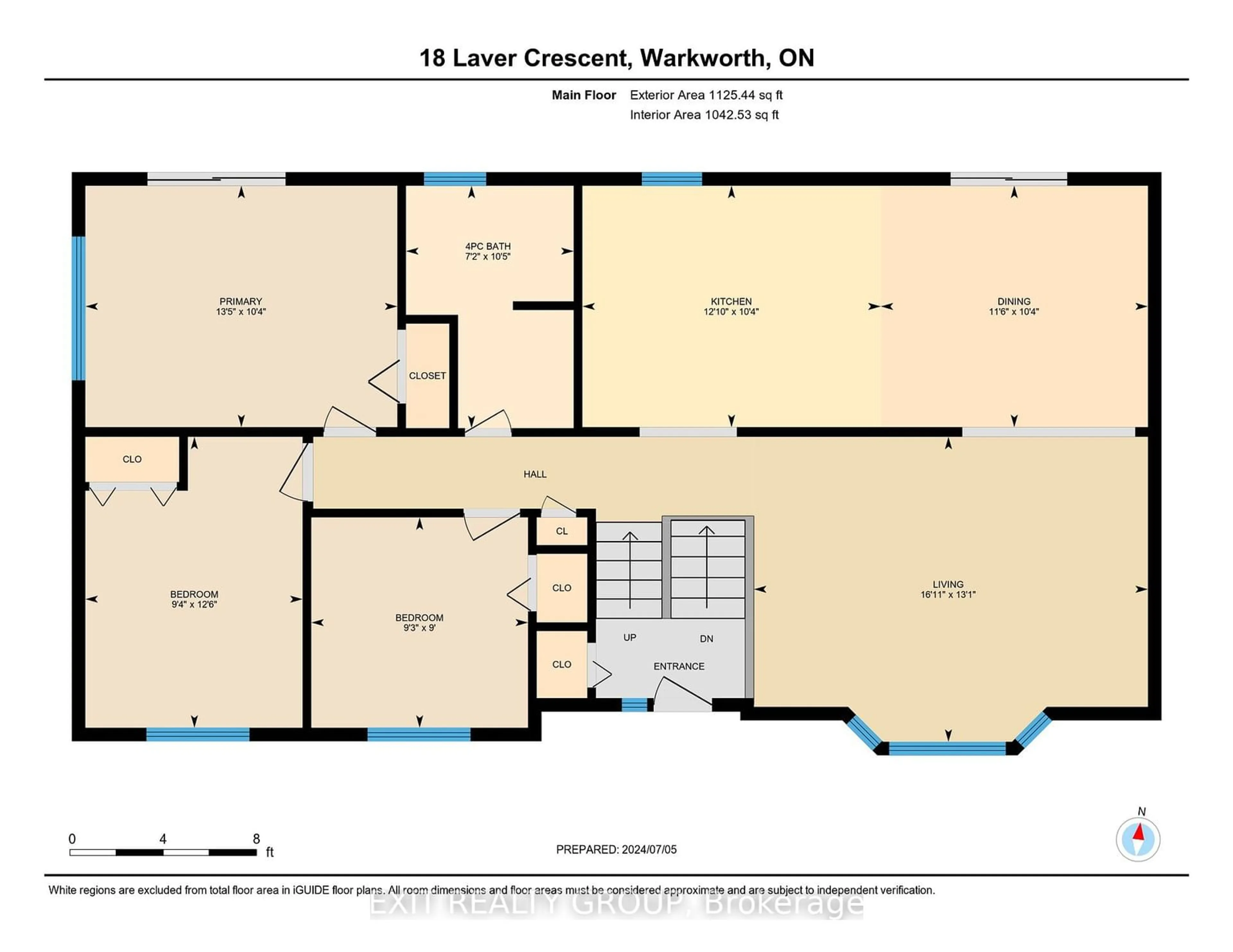 Floor plan for 18 Laver Cres, Trent Hills Ontario K0K 3K0