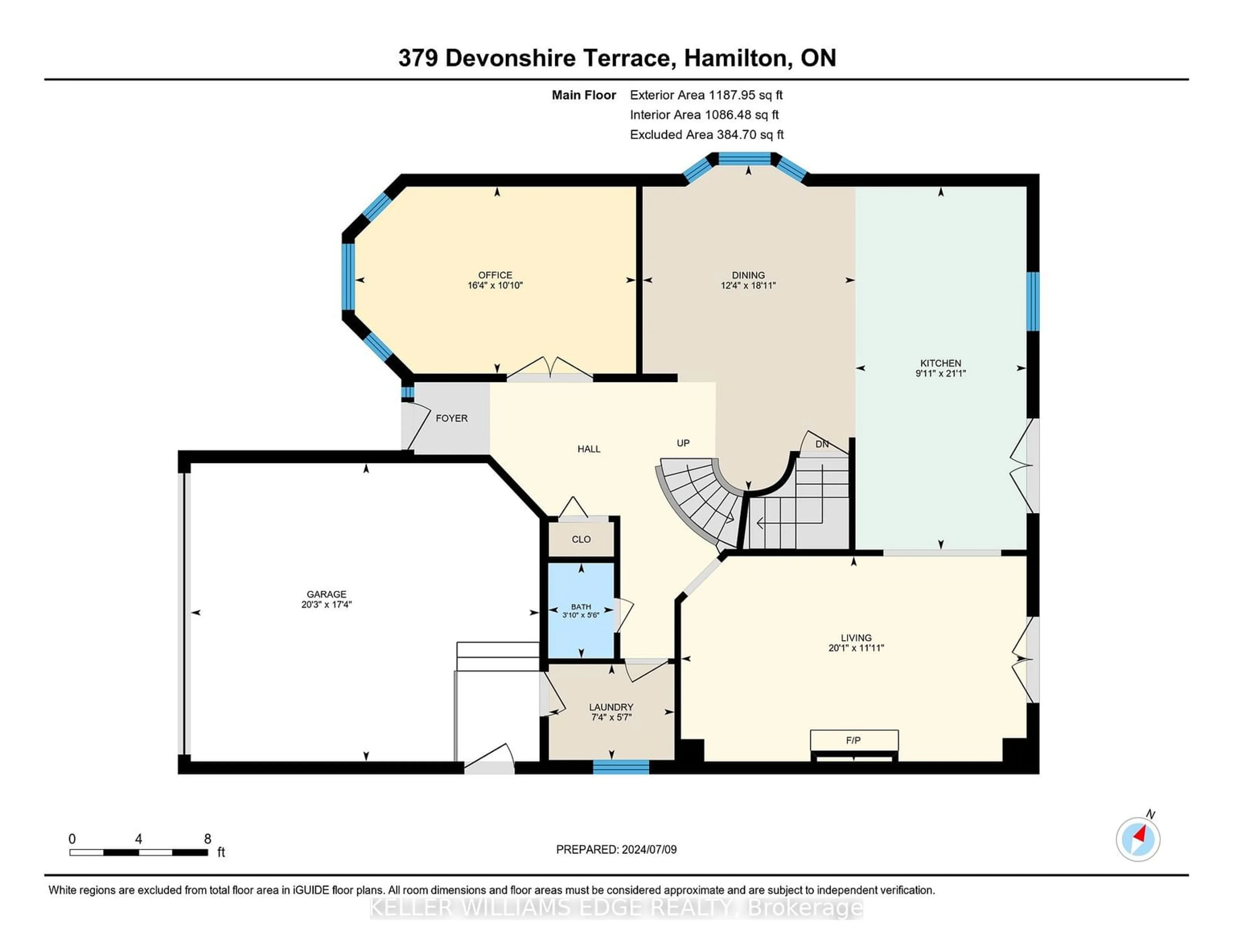 Floor plan for 379 Devonshire Terr, Hamilton Ontario L1S 4R2